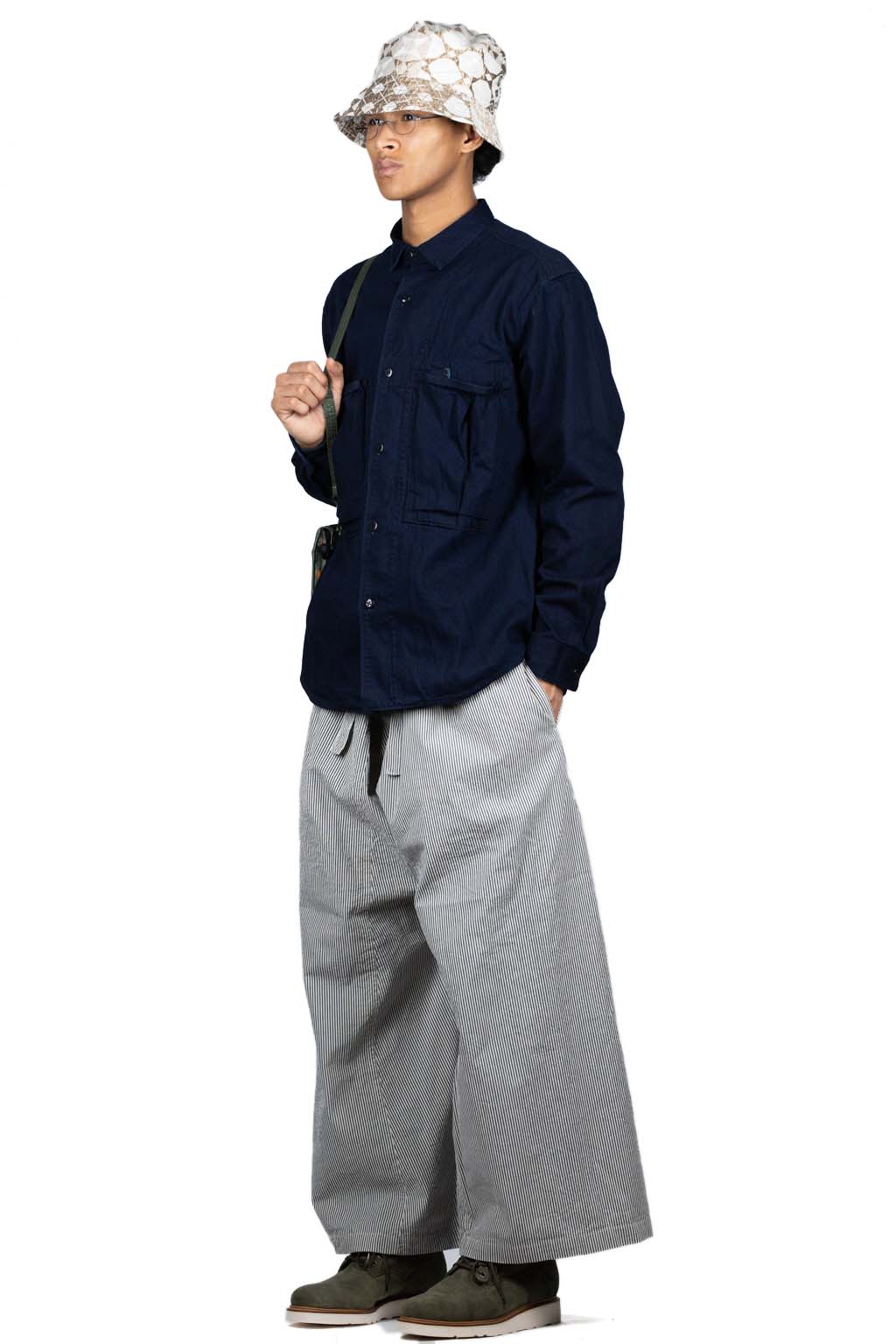 Kapital 8oz IDG×IDG Denim Anorak Shirt - Indigo