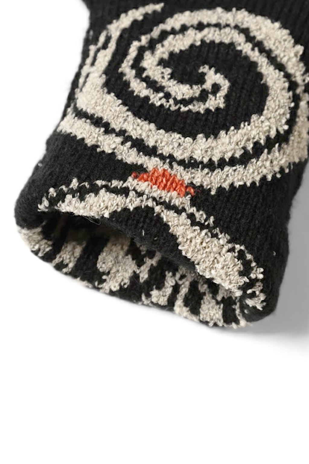 Kapital AINU x KUBA 2 Ways Mittens - Black