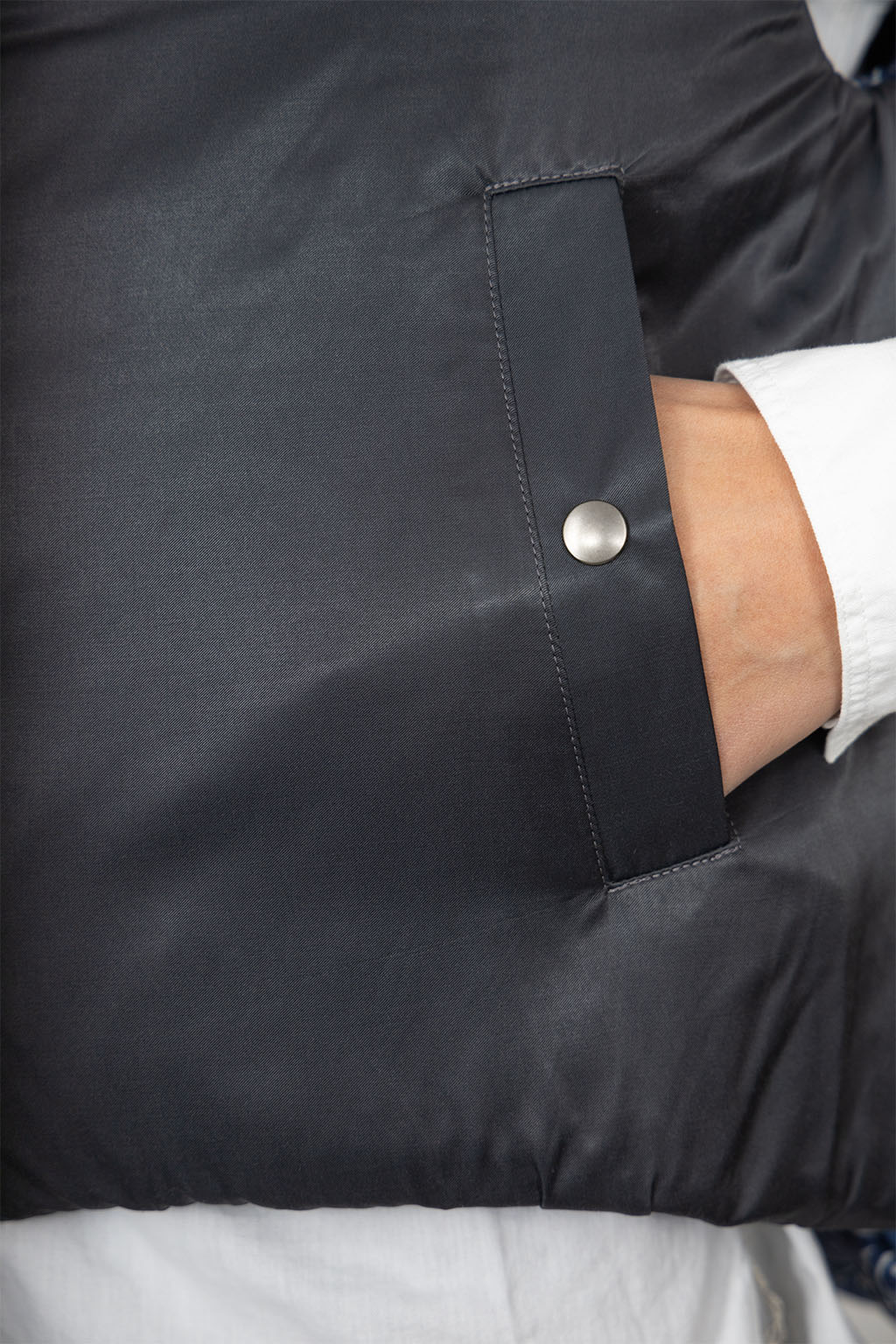 Kapital - Bandanna Nylon KEEL Weaving Vest - Dark Navy