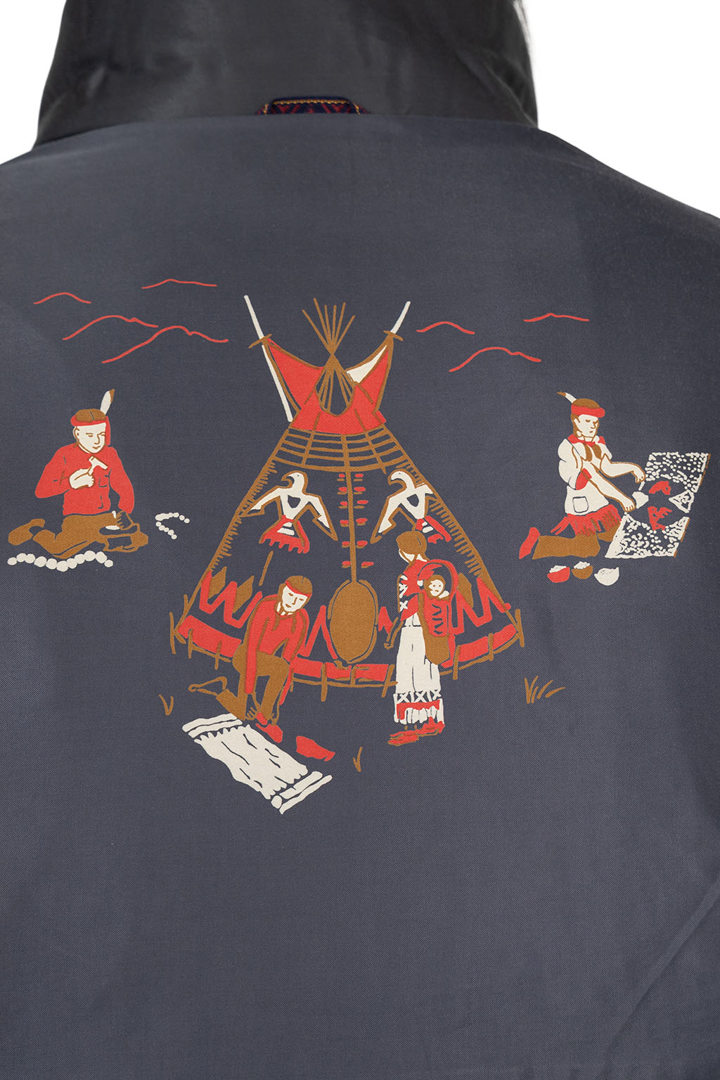 Kapital - Bandanna Nylon KEEL Weaving Vest - Dark Navy