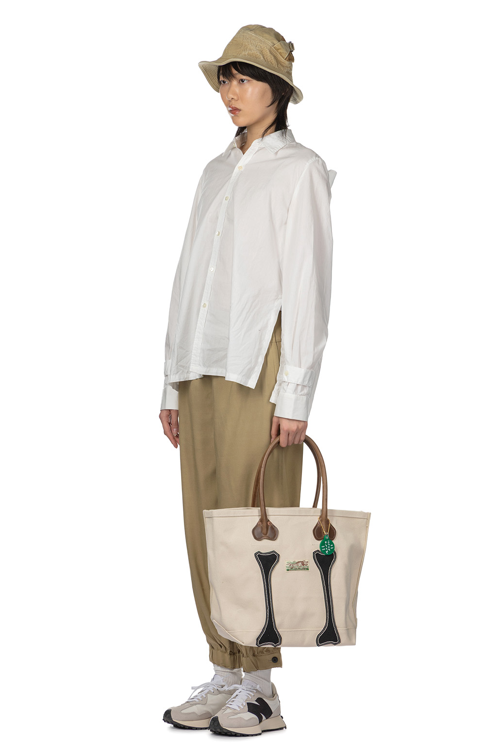 Kapital - Broad Sparrow Shirt - Lighthouse Embroidery - White
