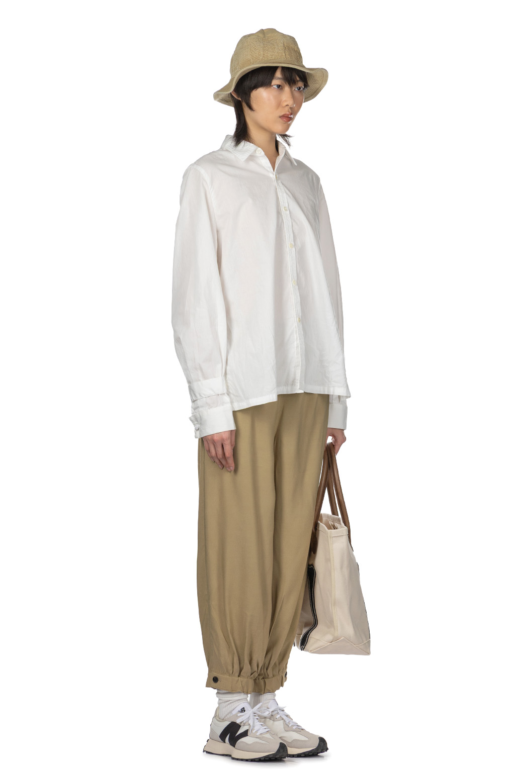Kapital - Broad Sparrow Shirt - Lighthouse Embroidery - White