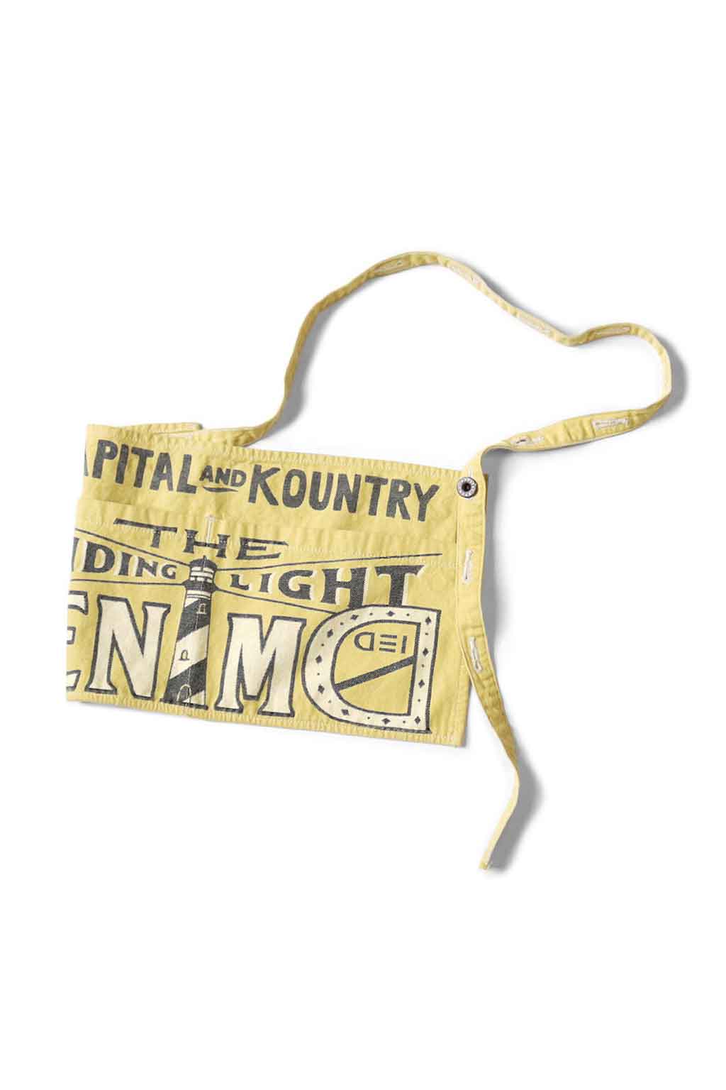 Kapital - Canvas Shrot AD Apron - Guiding Light - 2 Color Choices
