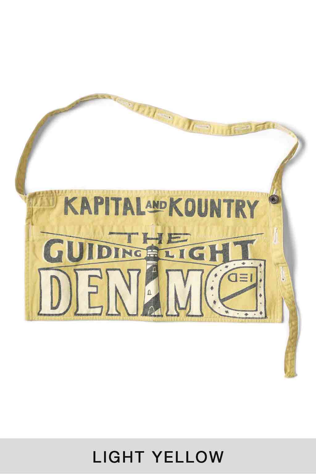 Kapital - Canvas Shrot AD Apron - Guiding Light - 2 Color Choices