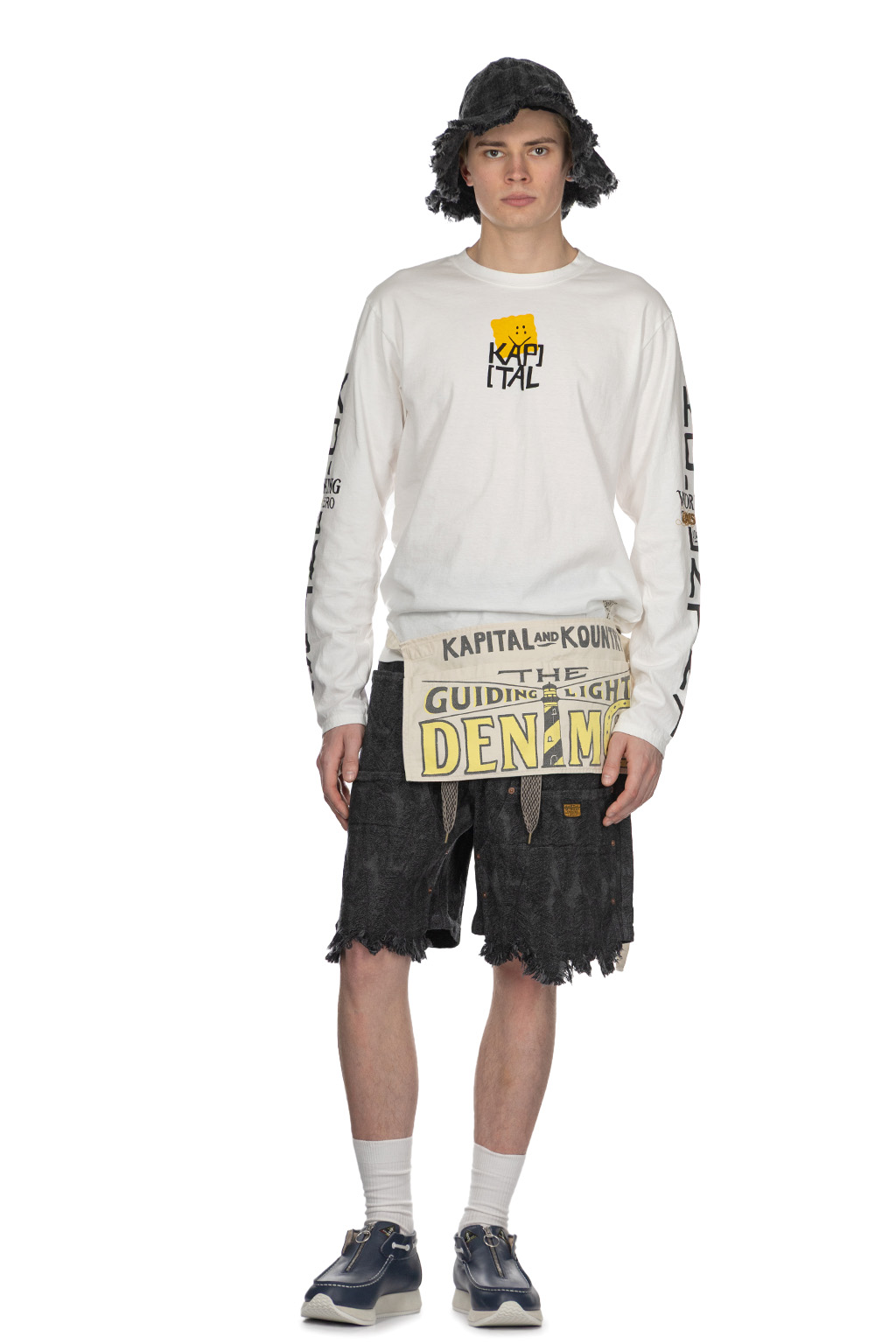 Kapital - Canvas Shrot AD Apron - Guiding Light - 2 Color Choices