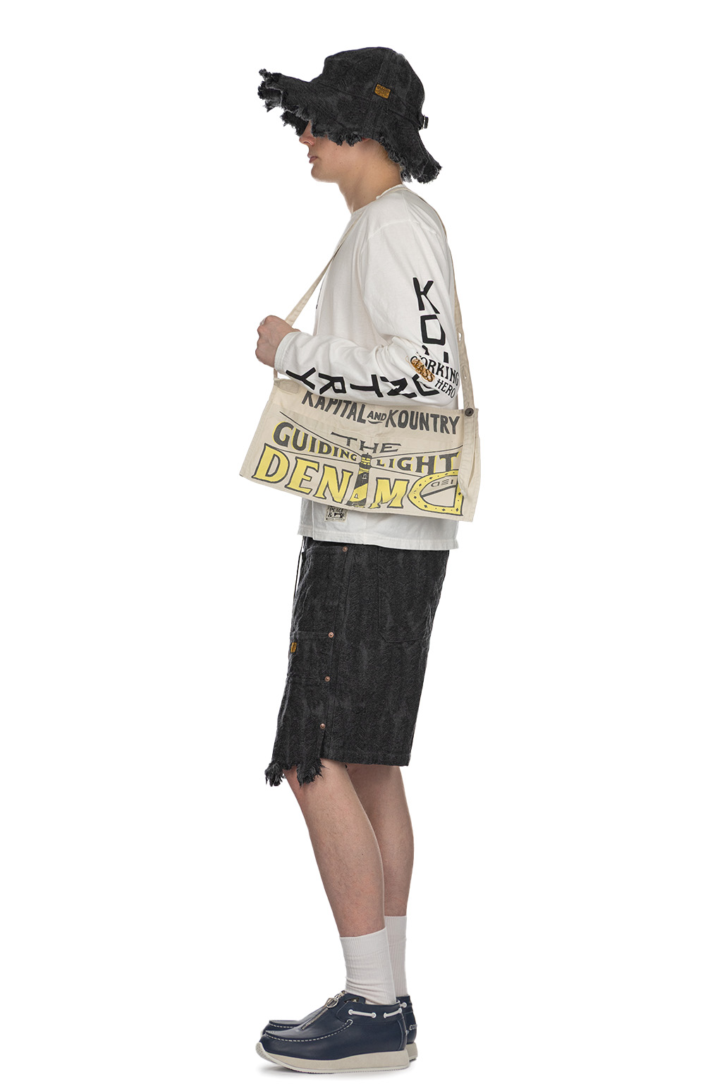 Kapital - Canvas Shrot AD Apron - Guiding Light - 2 Color Choices