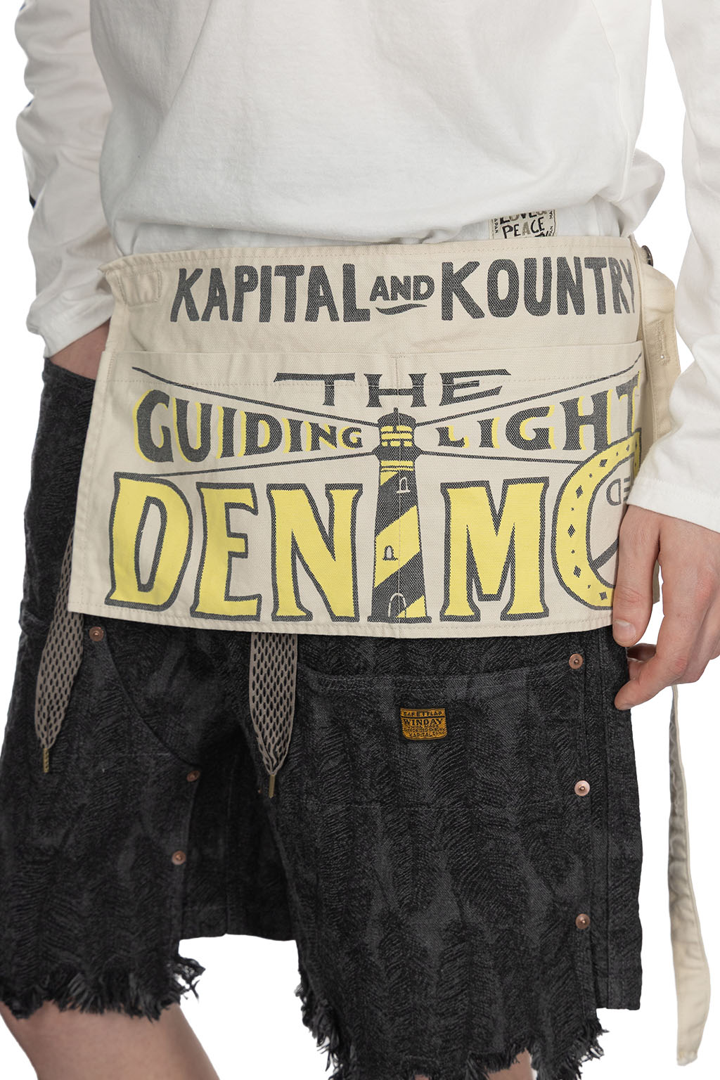 Kapital - Canvas Shrot AD Apron - Guiding Light - 2 Color Choices