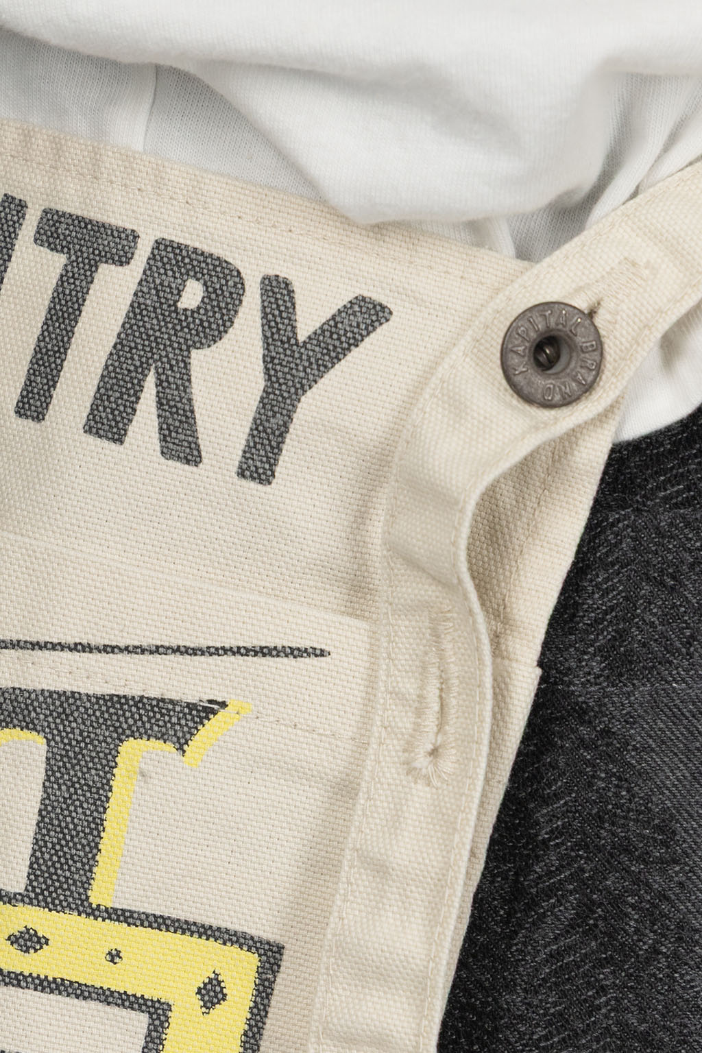 Kapital - Canvas Shrot AD Apron - Guiding Light - 2 Color Choices