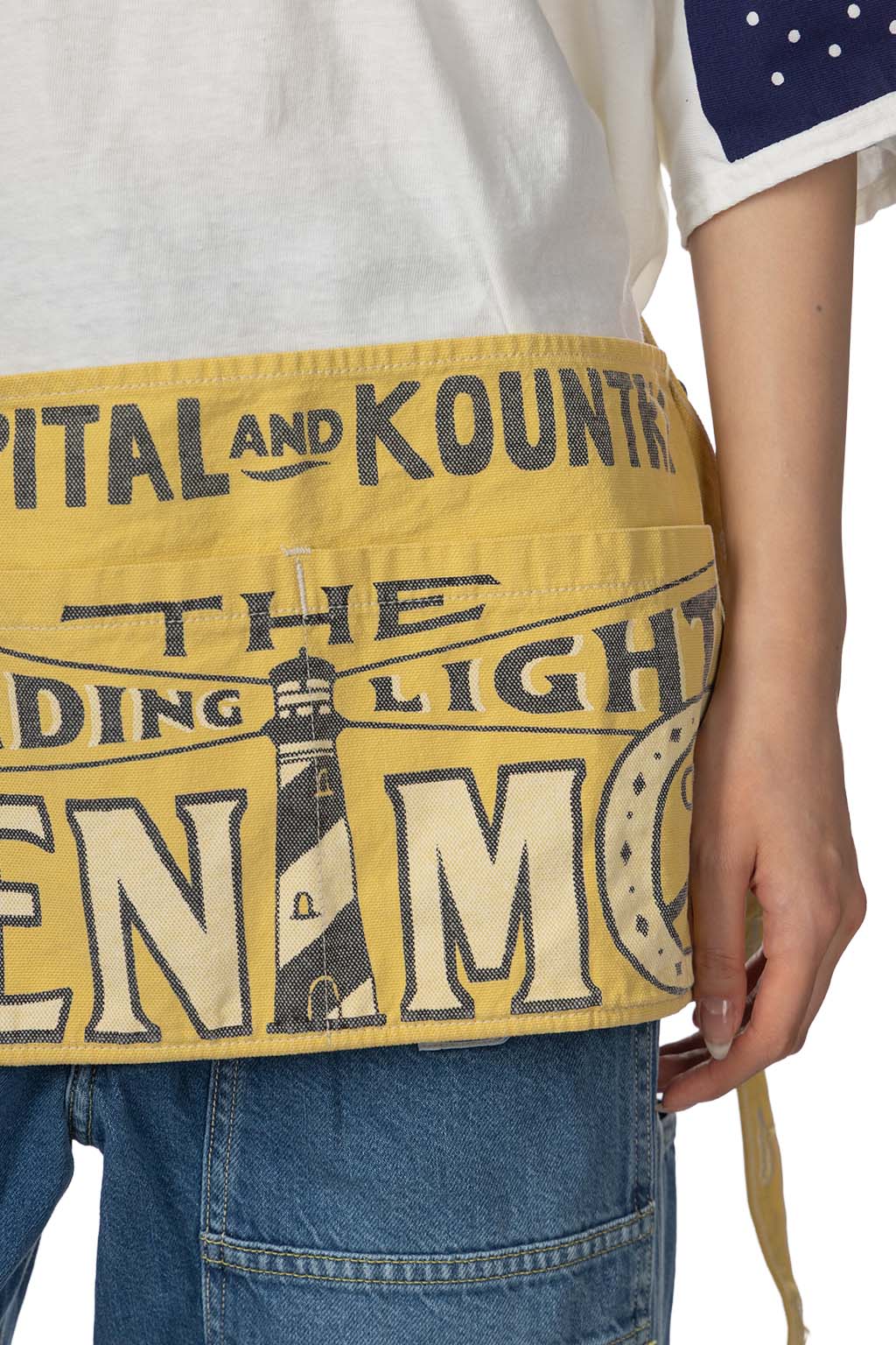 Kapital - Canvas Shrot AD Apron - Guiding Light - 2 Color Choices