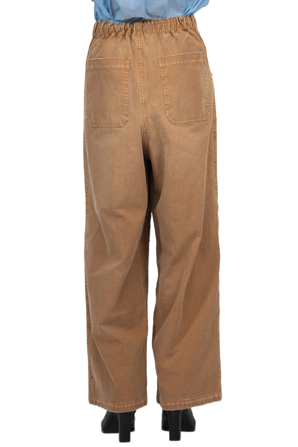 Kapital - Canvas W-Knee EASY Baggy Pants (HOBO Damaged) 