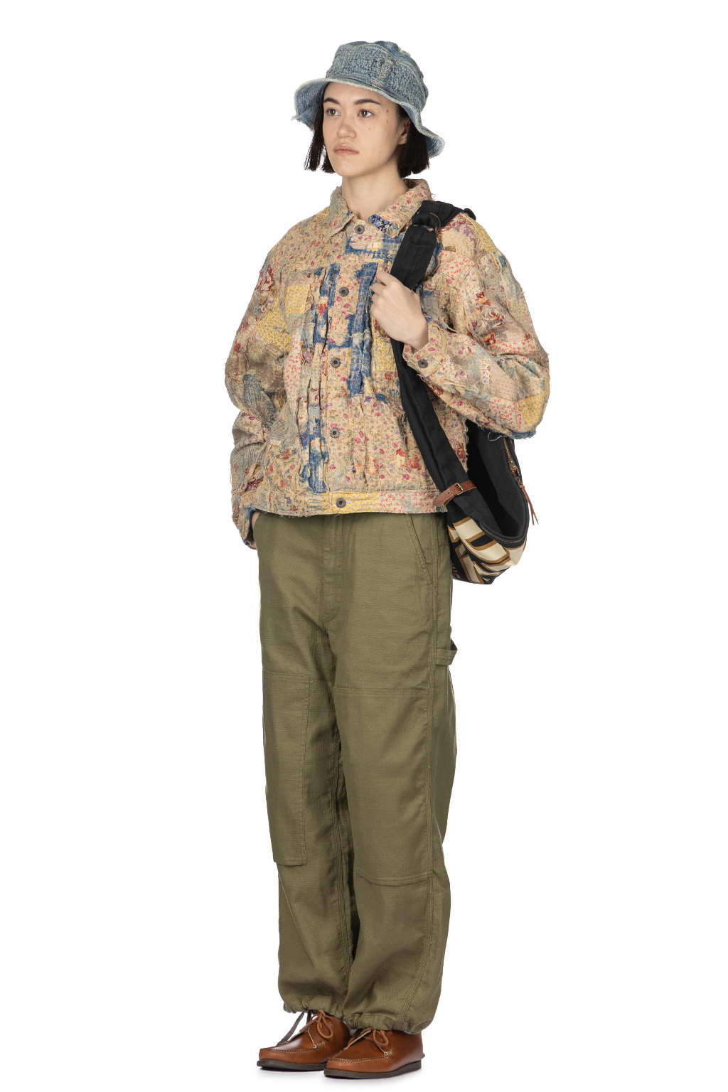 Kapital - Champetre BORO SPRING 1ST JKT - GBE