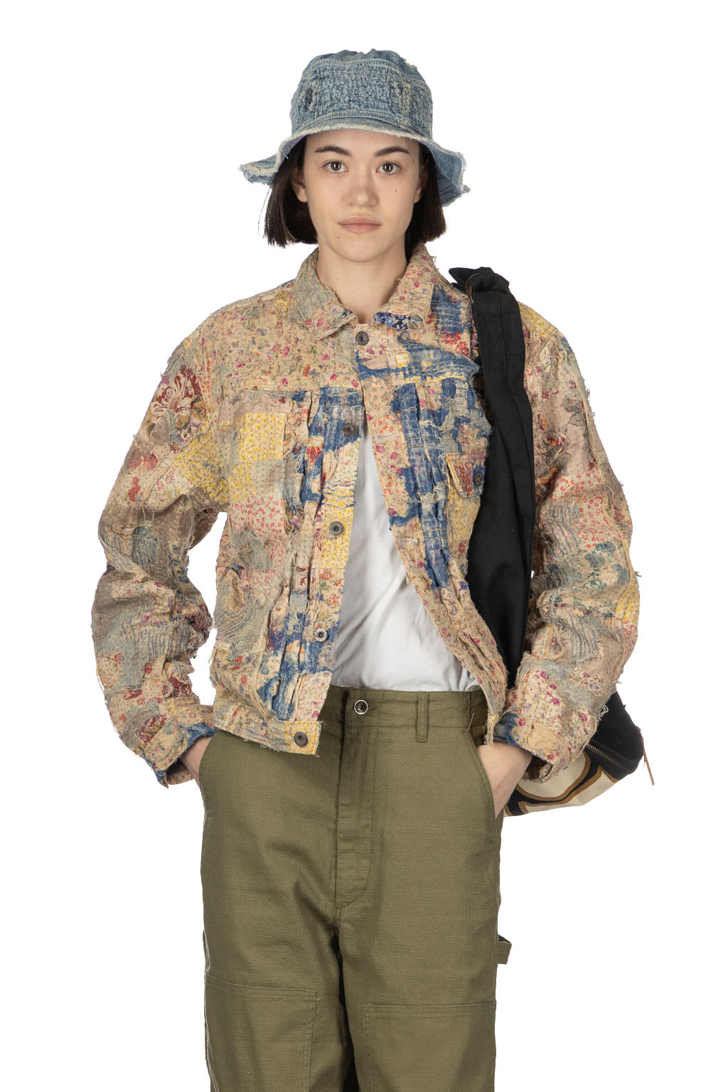 Kapital - Champetre BORO SPRING 1ST JKT - GBE