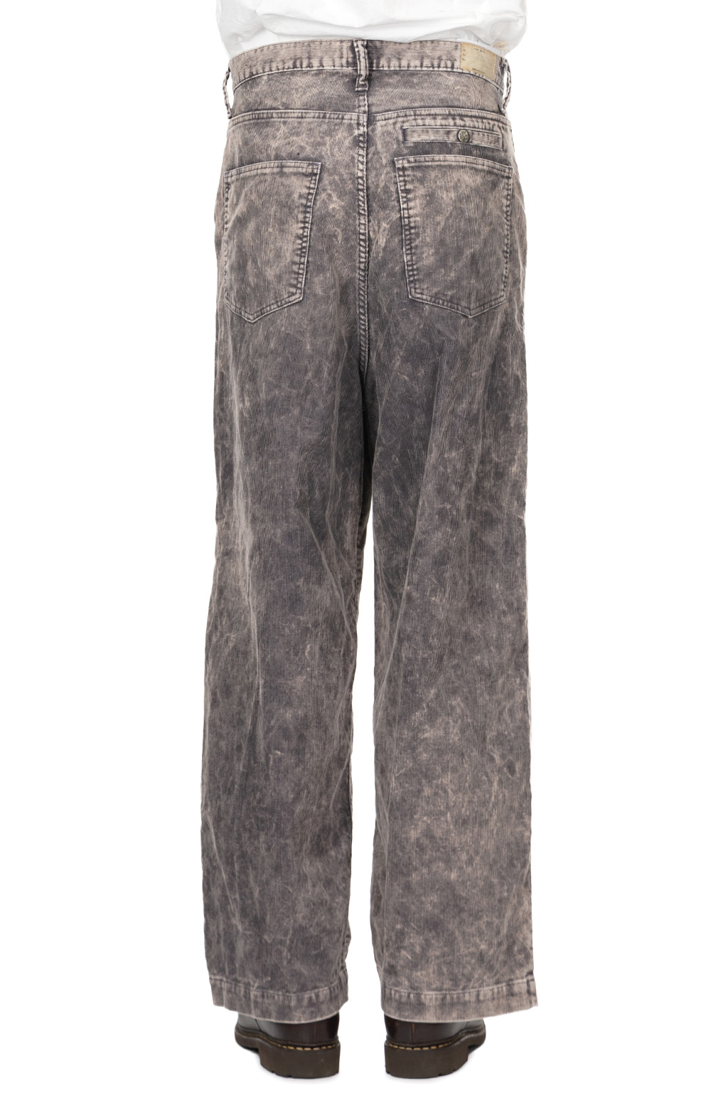 Kapital - Corduroy BOOGIE-DAY PORT Baggy Pants (Dirty Dyed) - Grey