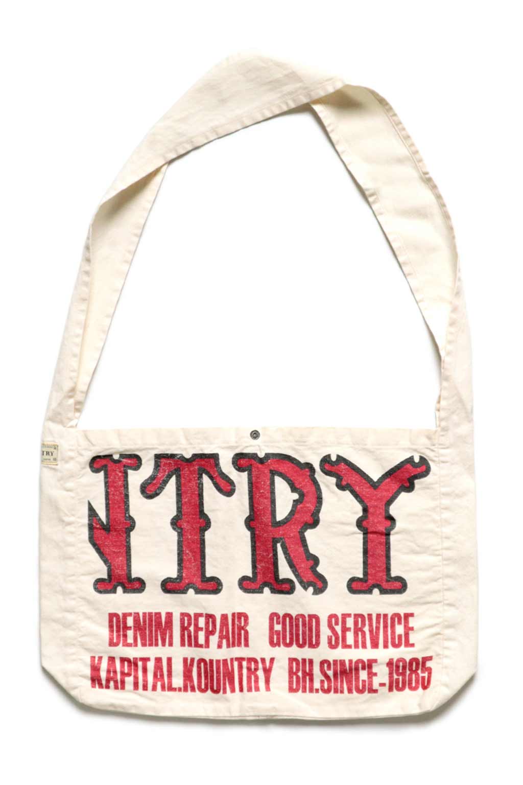 Kapital Cotton Twill KOUNTRY FACTORY Book Bag