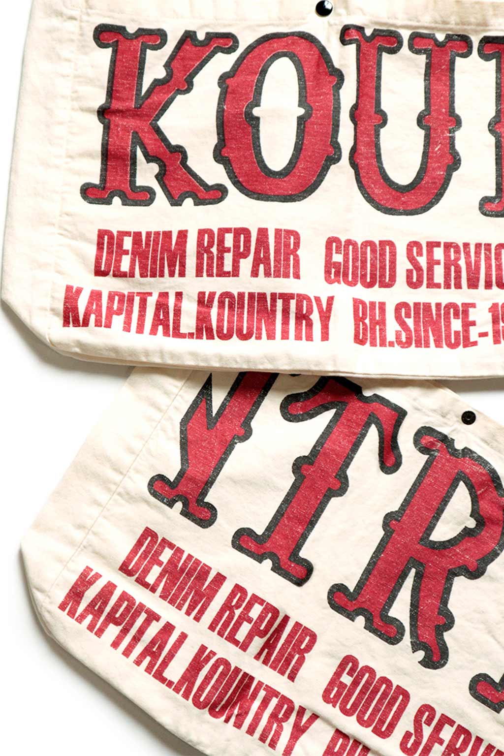 Kapital Cotton Twill KOUNTRY FACTORY Book Bag