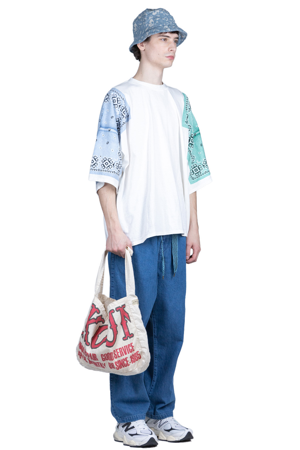 Kapital Cotton Twill KOUNTRY FACTORY Book Bag