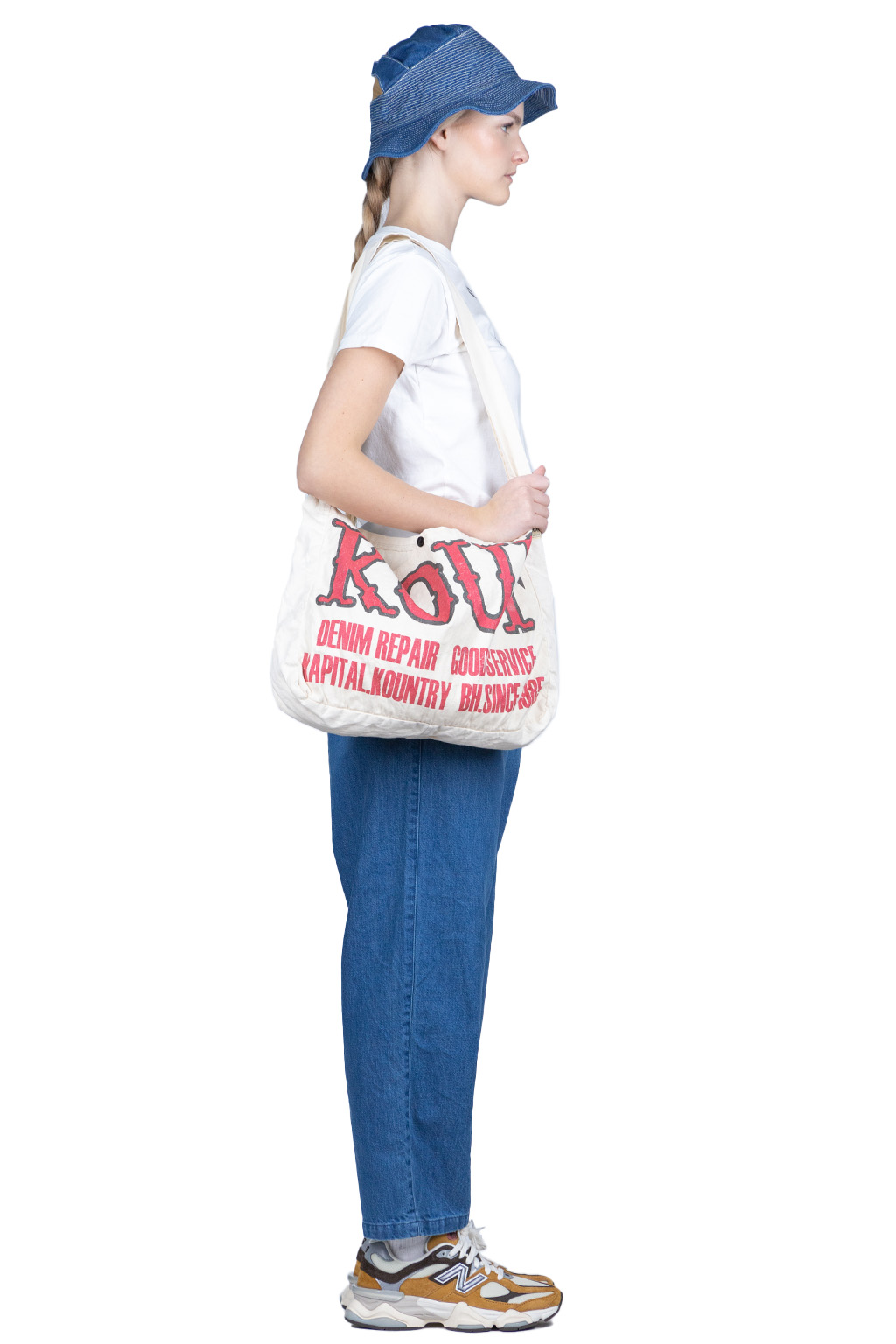 Kapital Cotton Twill KOUNTRY FACTORY Book Bag