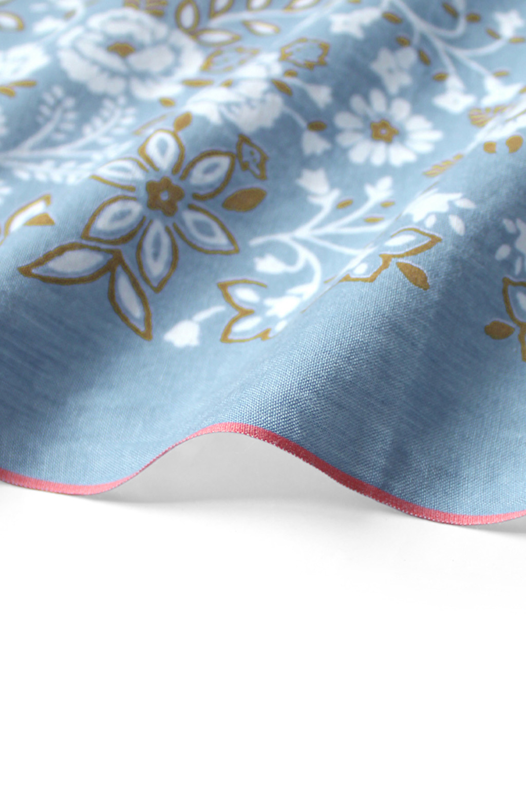 Kapital - Fastcolor Selvedge Bandanna (CHURCHILL GARDEN) 30x30 Large