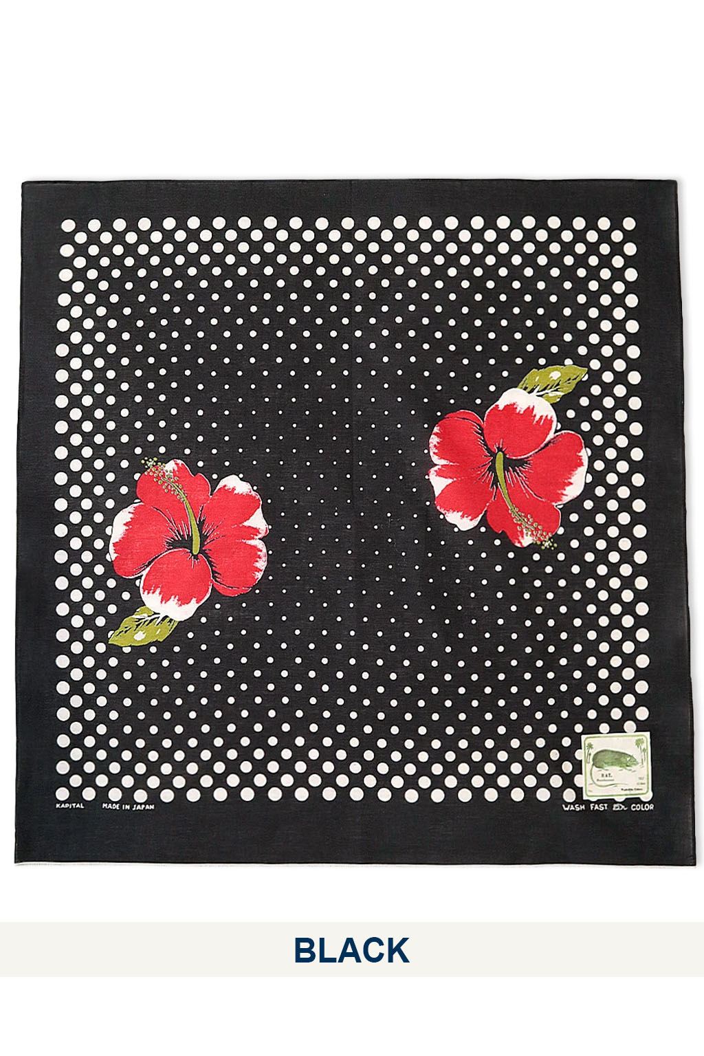 Kapital - Fastcolor Selvedge Bandana (Coco Hibiscus) - 3 Colors