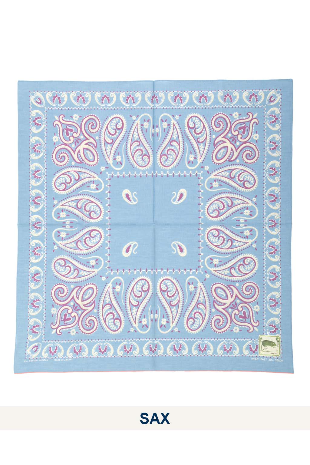Kapital - Fastcolor Selvedge Bandana (SAMBO Paisely) - 30x30 - 5 Colors