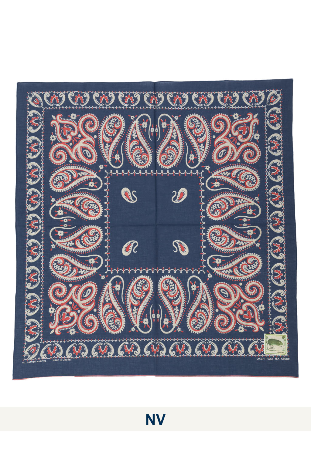Kapital - Fastcolor Selvedge Bandana (SAMBO Paisely) - 30x30 - 5 Colors