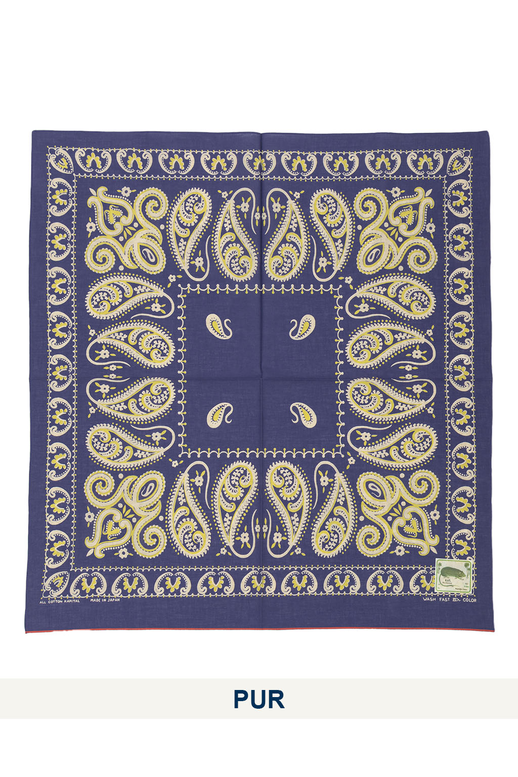 Kapital - Fastcolor Selvedge Bandana (SAMBO Paisely) - 30x30 - 5 Colors