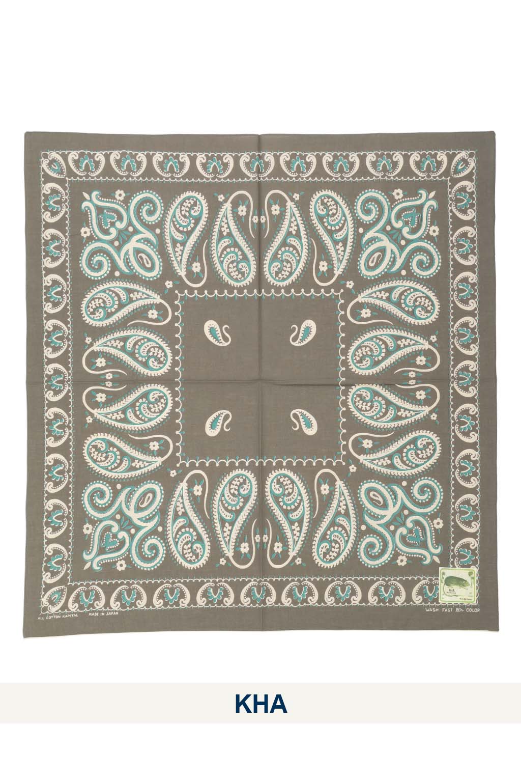 Kapital - Fastcolor Selvedge Bandana (SAMBO Paisely) - 30x30 - 5 Colors