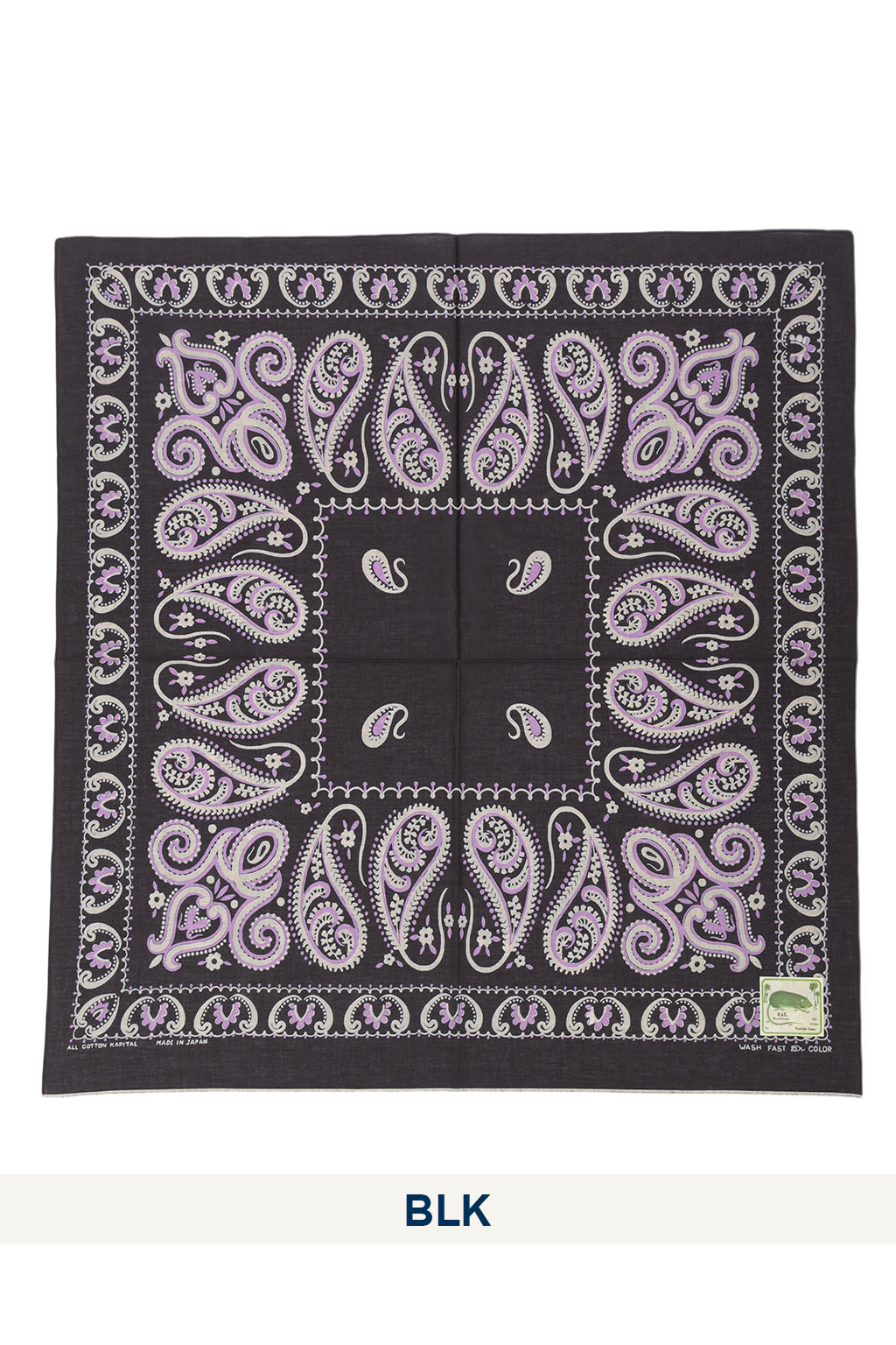 Kapital - Fastcolor Selvedge Bandana (SAMBO Paisely) - 30x30 - 5 Colors