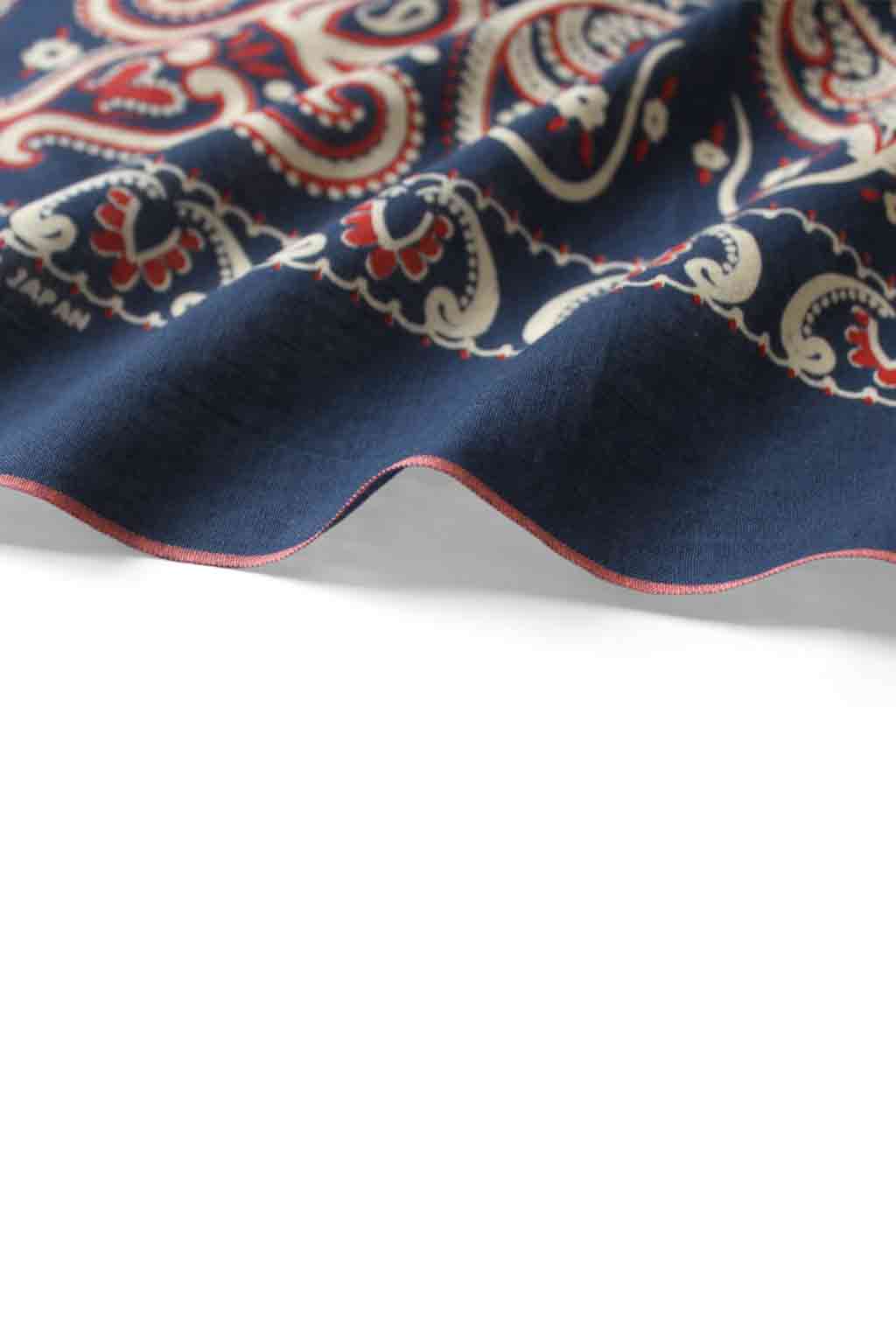 Kapital - Fastcolor Selvedge Bandanna (SAMBO Paisely) Normal - Black