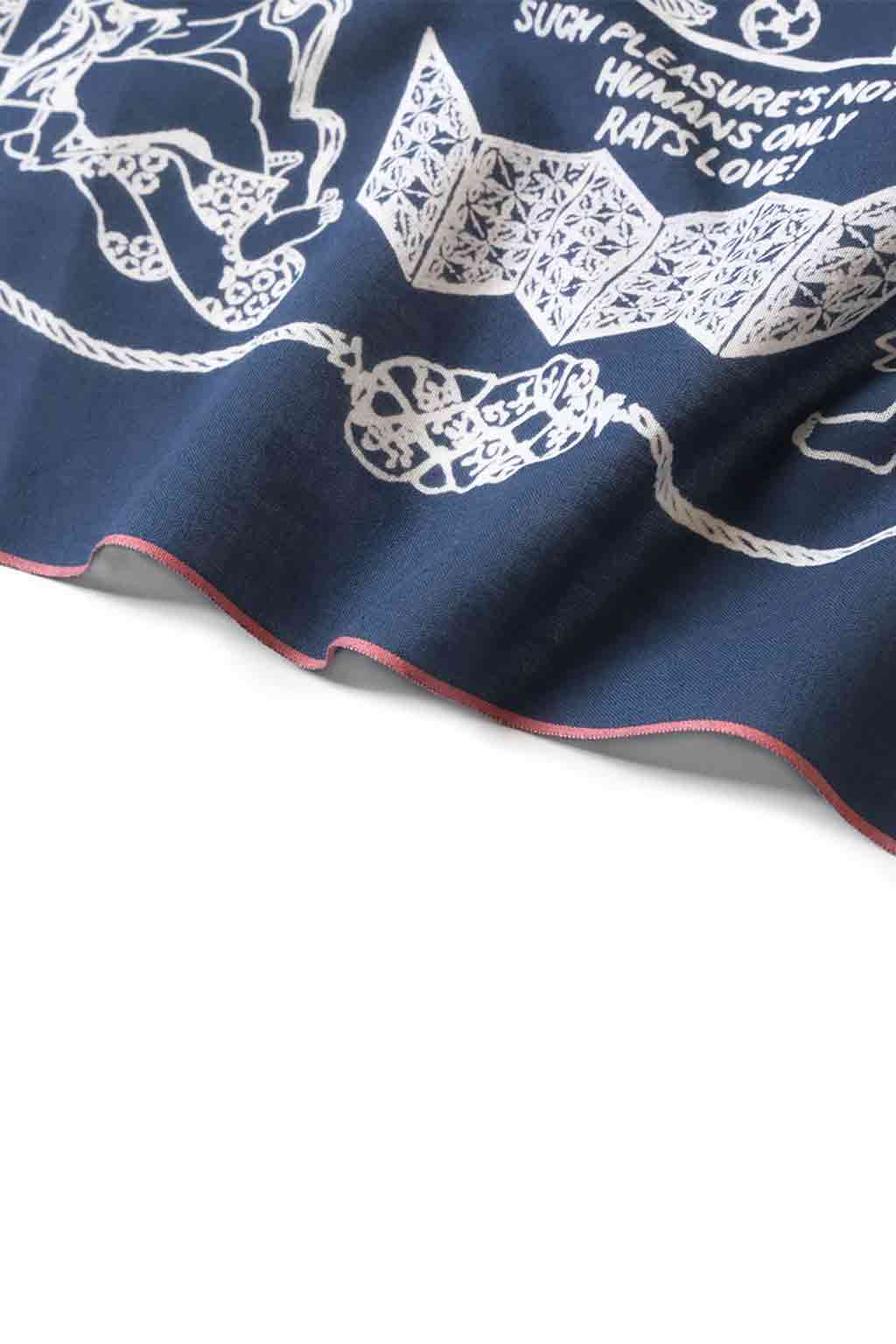 Kapital Fastcolor Selvedge Bandana - YOBAI - Navy