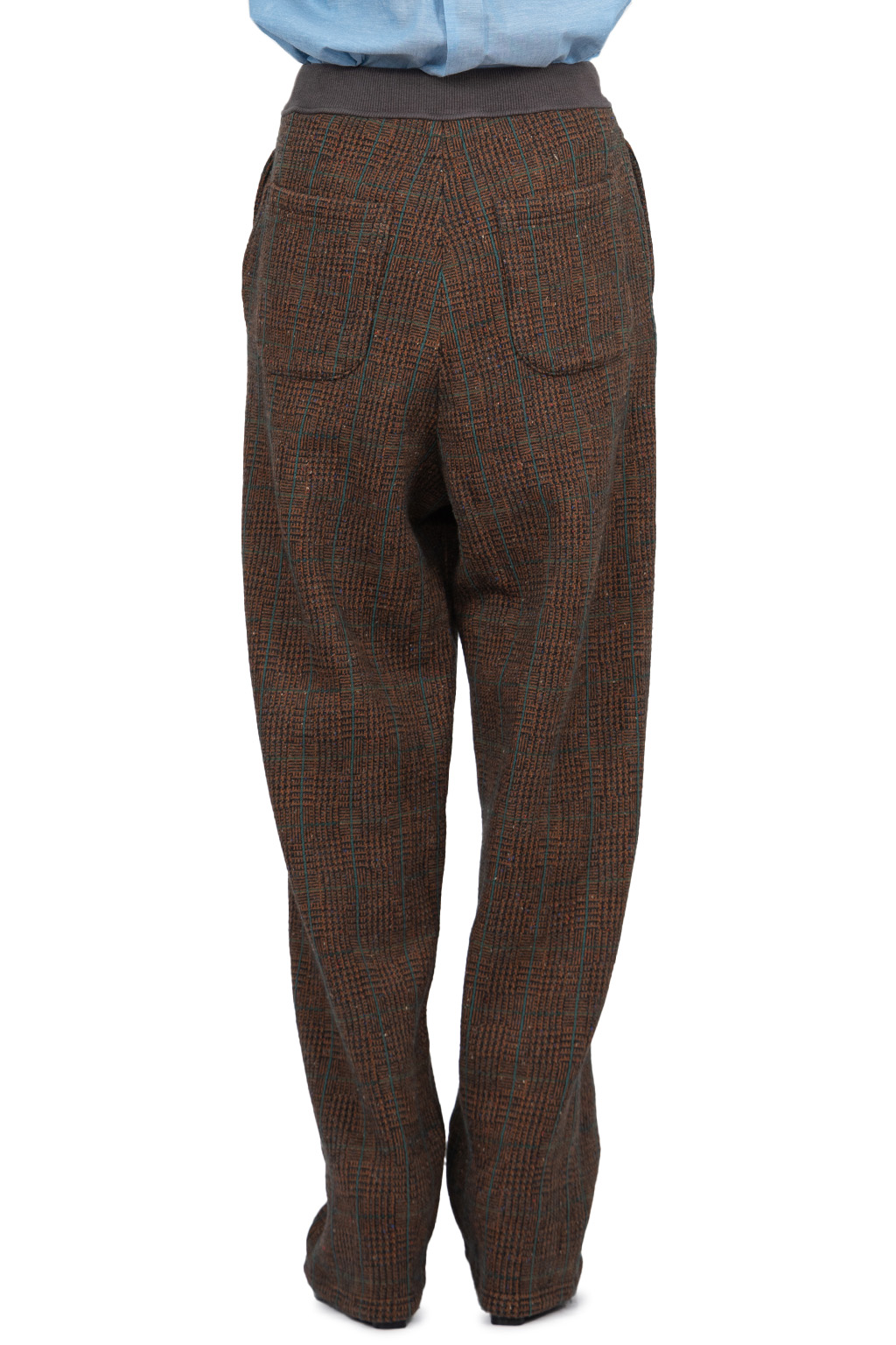 Kapital - Fleece Tweed SWT Pants-BR
