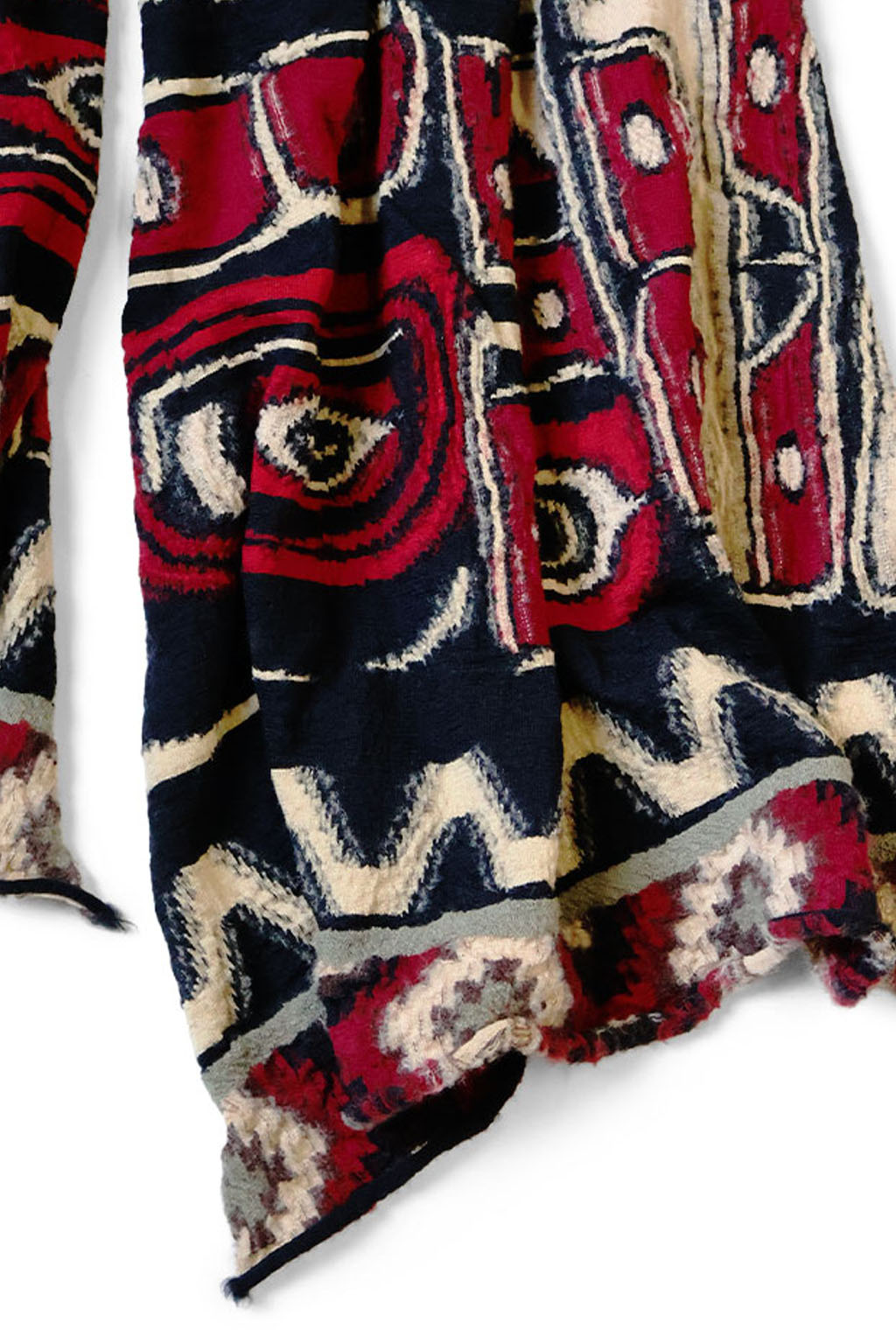 Kapital - Fulling Wool Scarf ALASKA RAVEN - 2 Color Choices