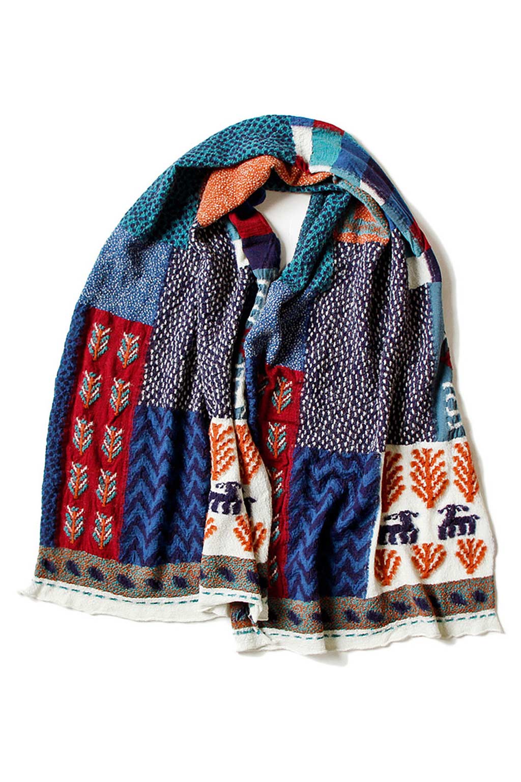 Kapital Fulling Wool Scarf VILLAGE GABBEH - Taq
