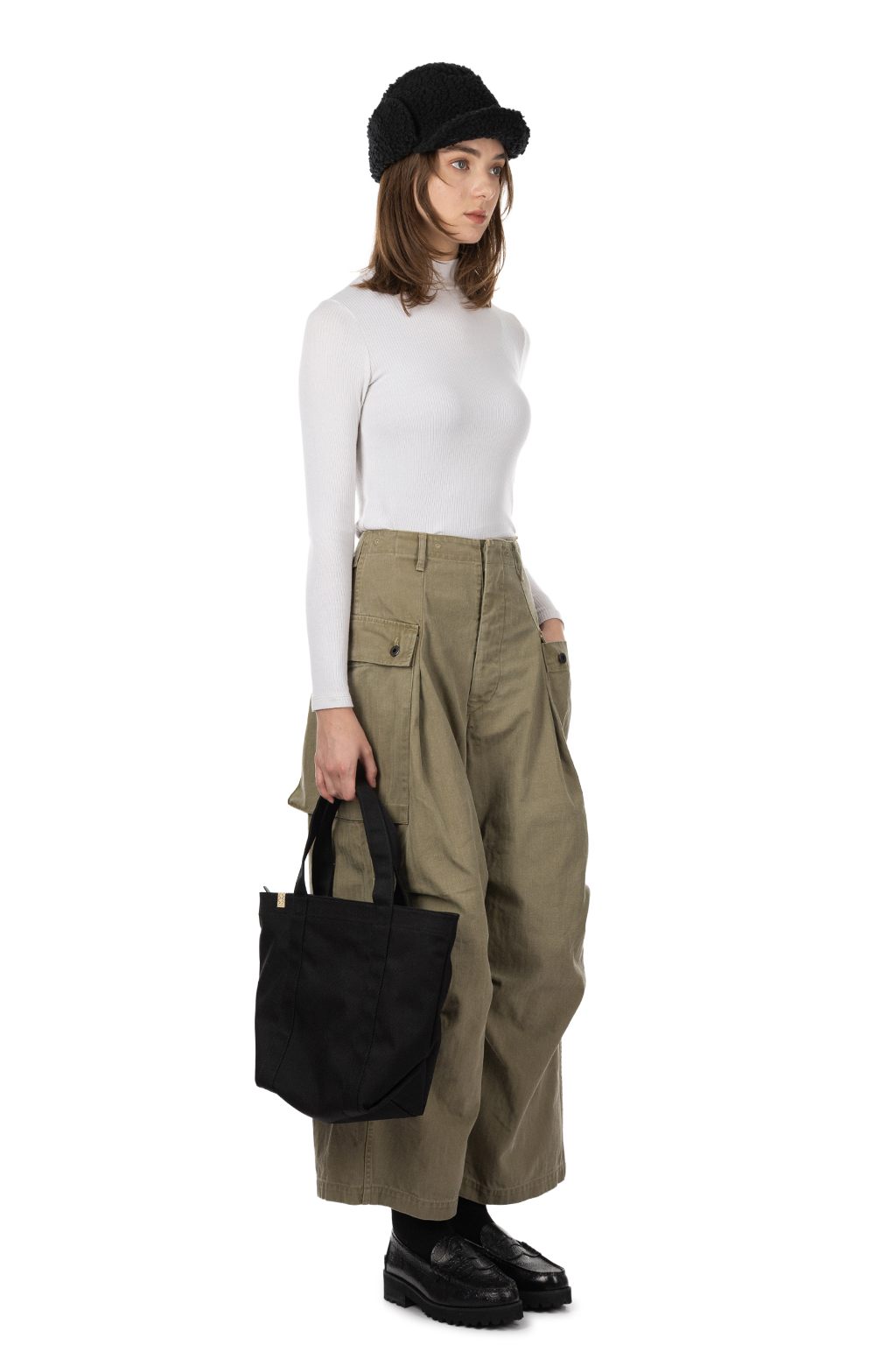 Kapital - Herringbone JUMBO MONKEY Pants - Khaki