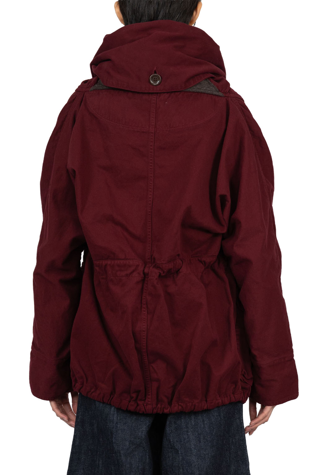 Kapital - KATSURAGI COTTON RING COAT - Burgundy