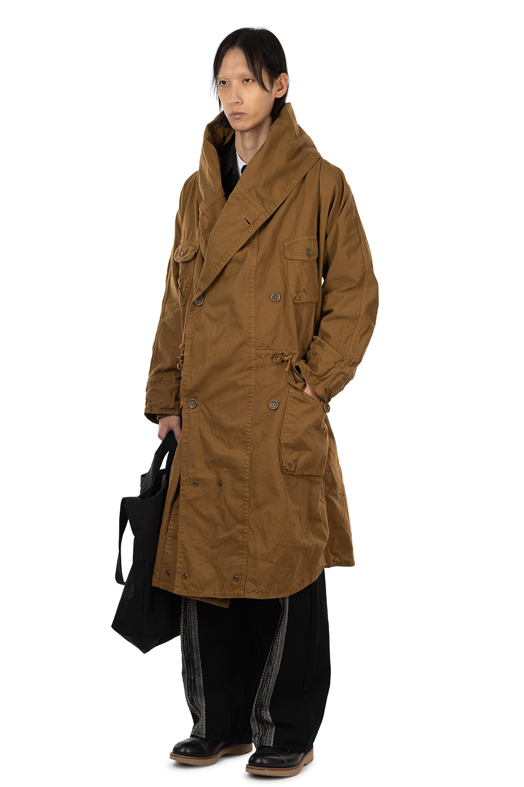 Kapital - Katsuragi Cotton Tall RING Coat - Gold