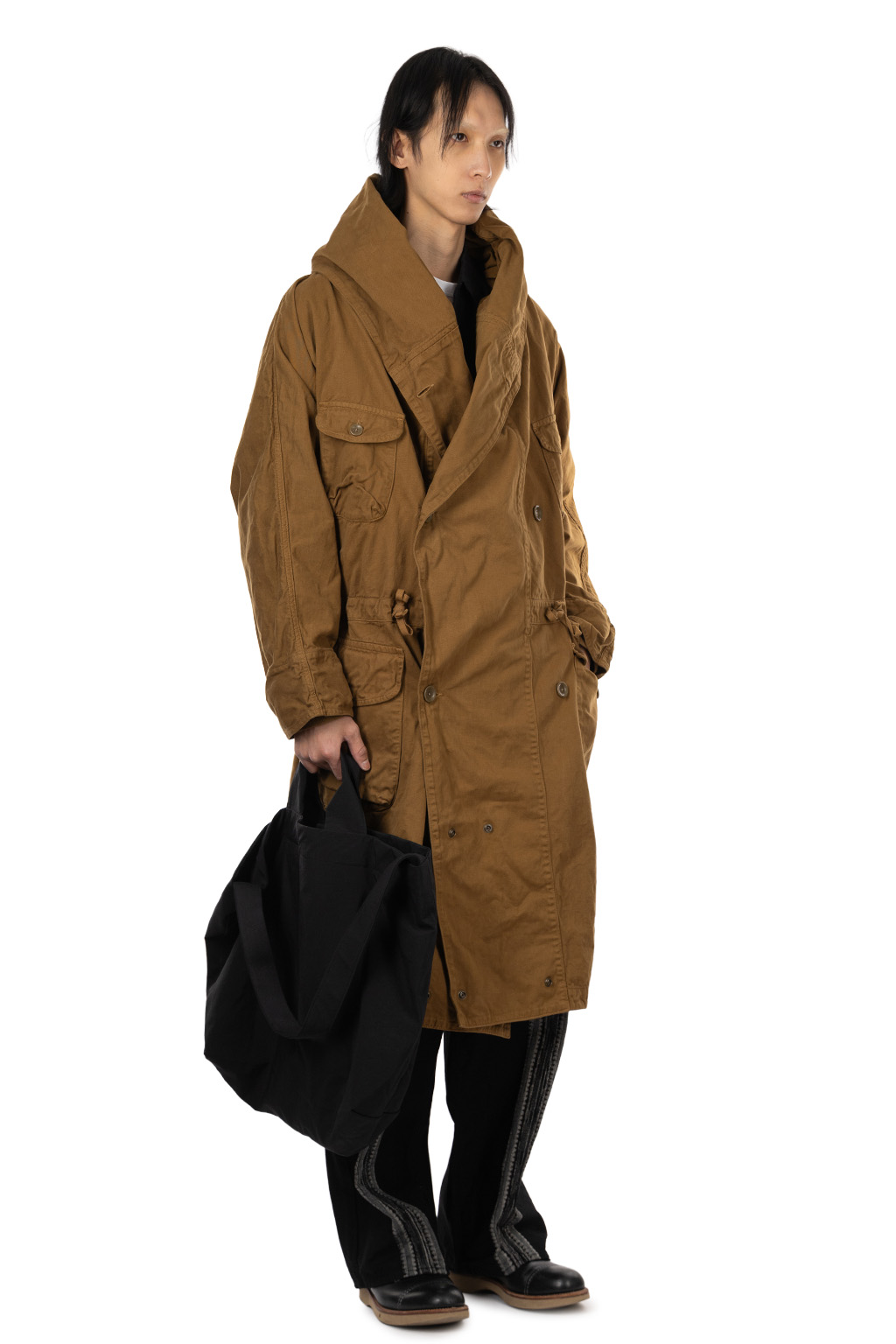 Kapital - Katsuragi Cotton Tall RING Coat - Gold