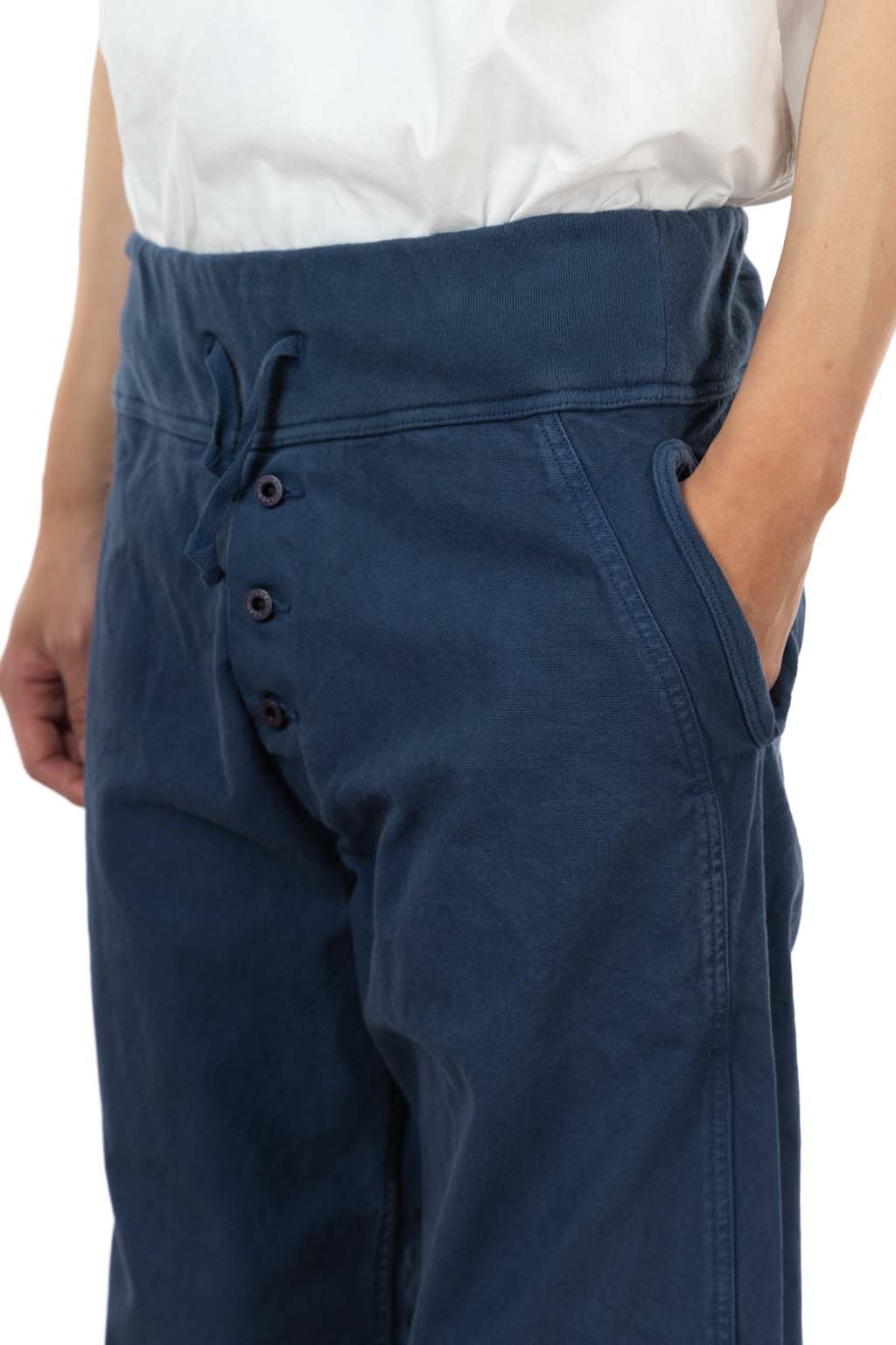 Kapital - Light Canvas NOUVELLE Pants - Navy
