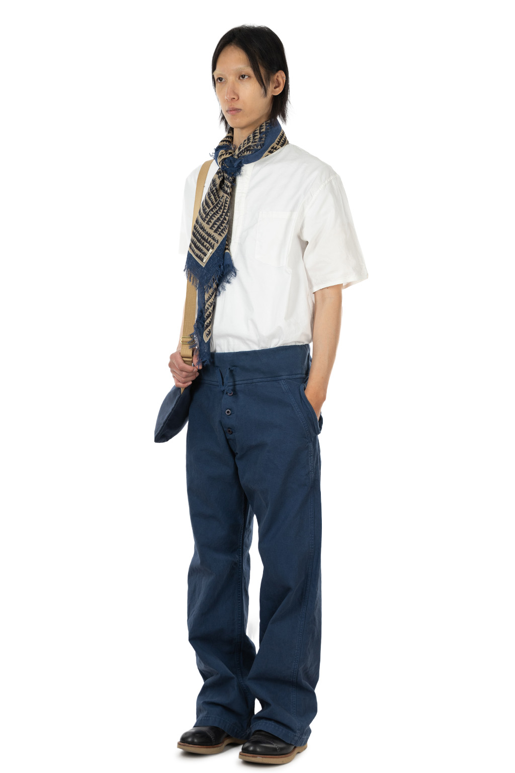 Kapital - Light Canvas NOUVELLE Pants - Navy