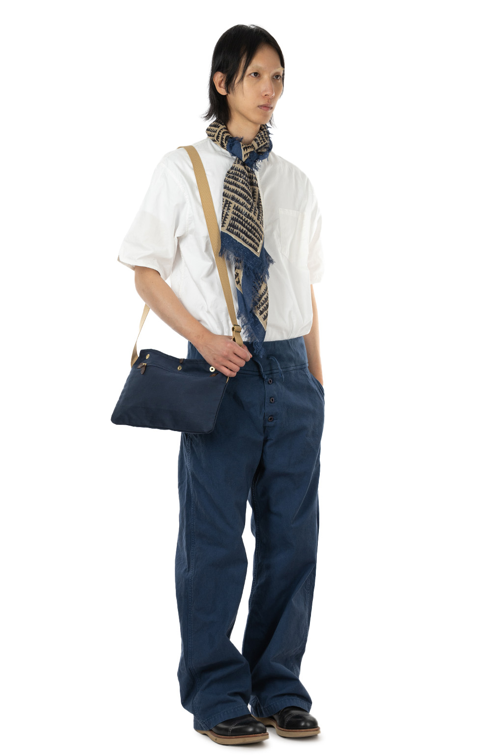 Kapital - Light Canvas NOUVELLE Pants - Navy