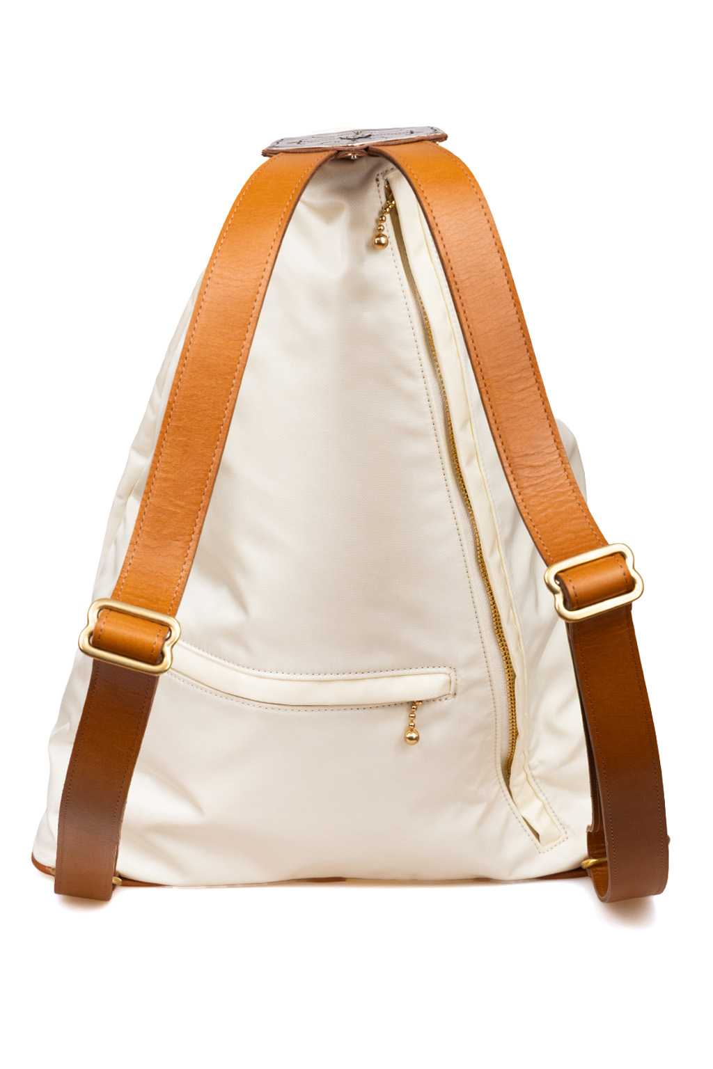 Kapital - Nylon x Leather HARVEY MEDICINE Rucksack - White