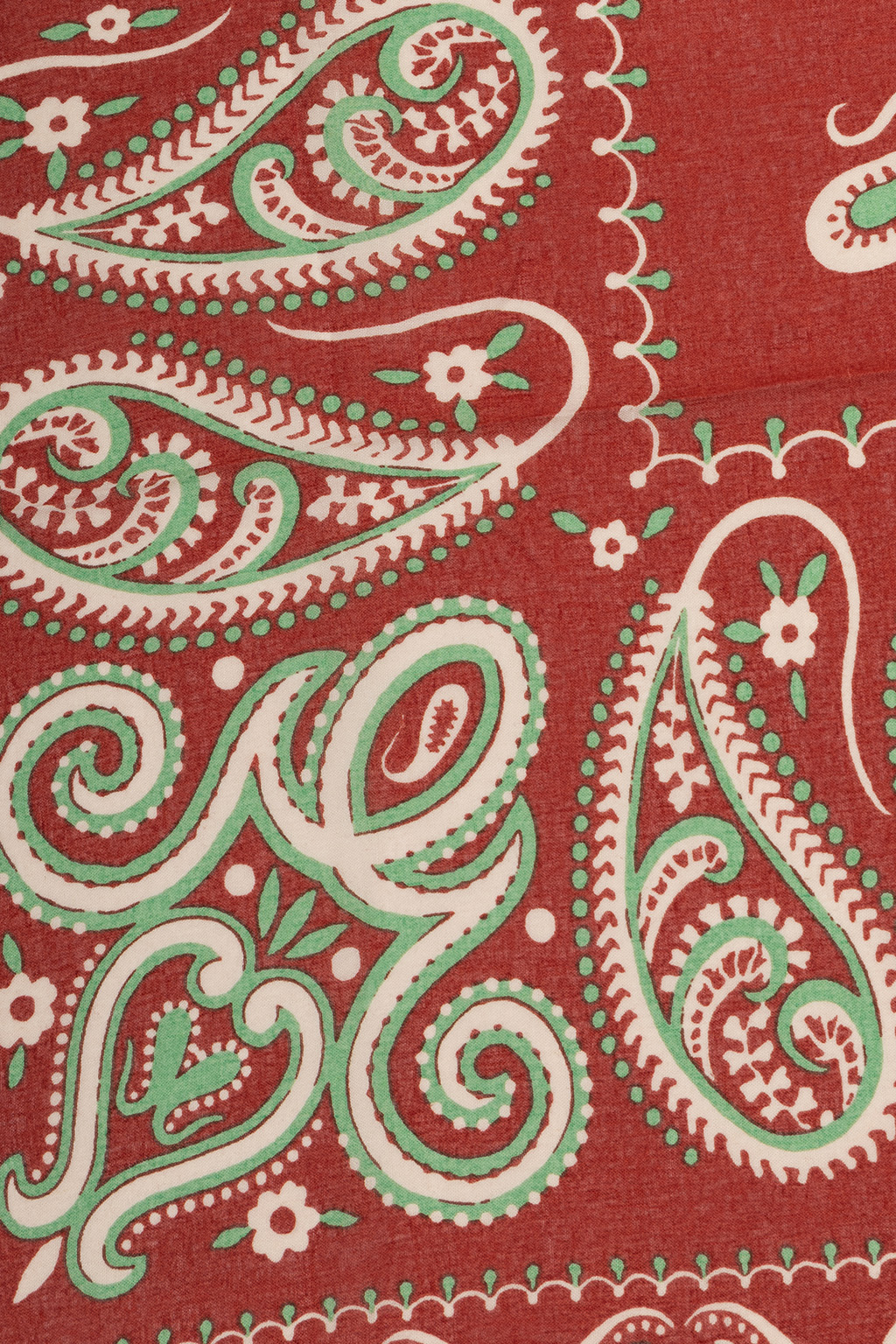 Kapital - Rayon Fringe Stole (SAMBO Paisley) 40x40 - 2 Color Choices