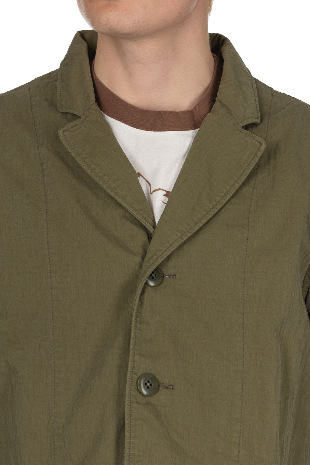 Kapital - Rip-Stop Hospital Jacket - Khaki