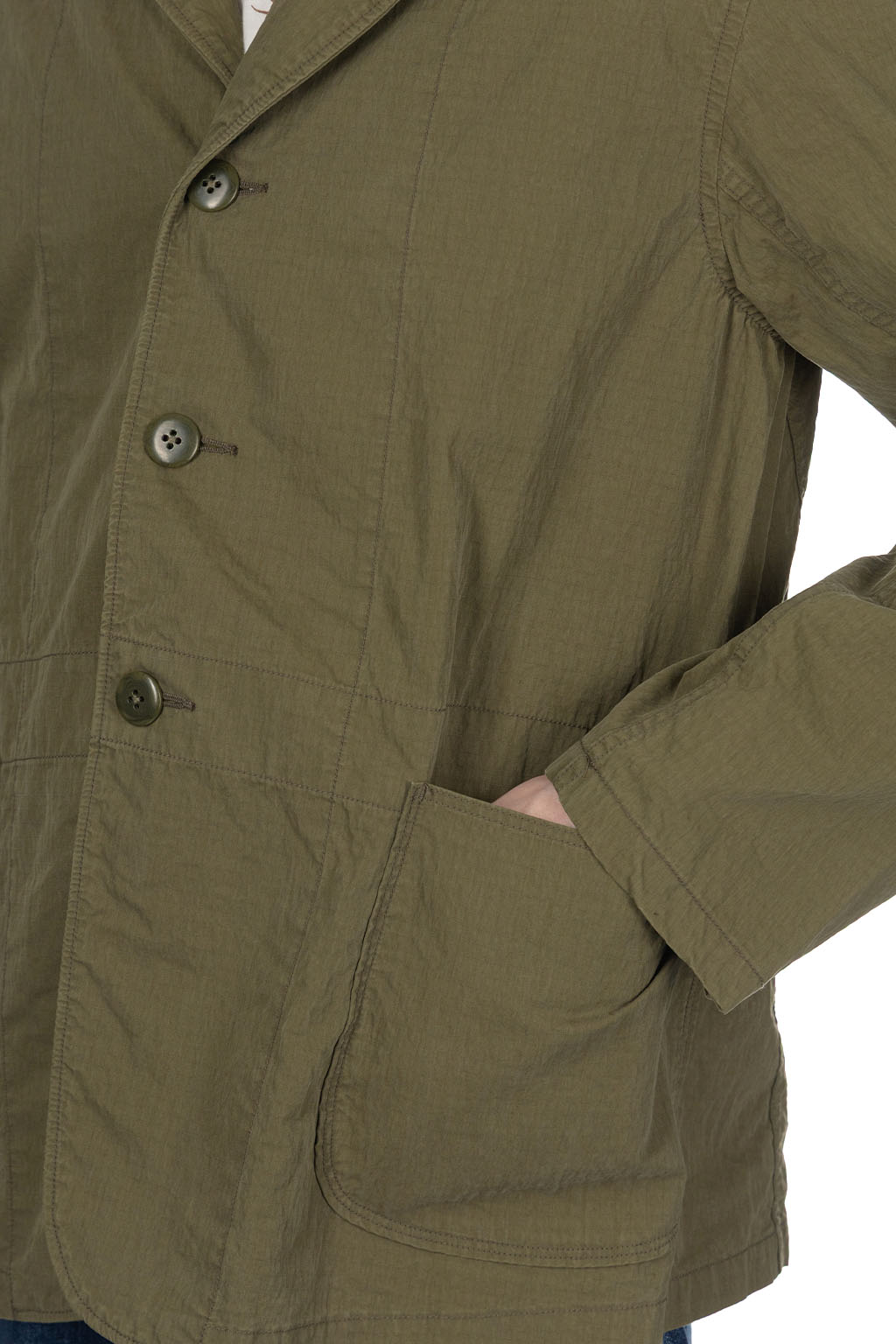 Kapital - Rip-Stop Hospital Jacket - Khaki