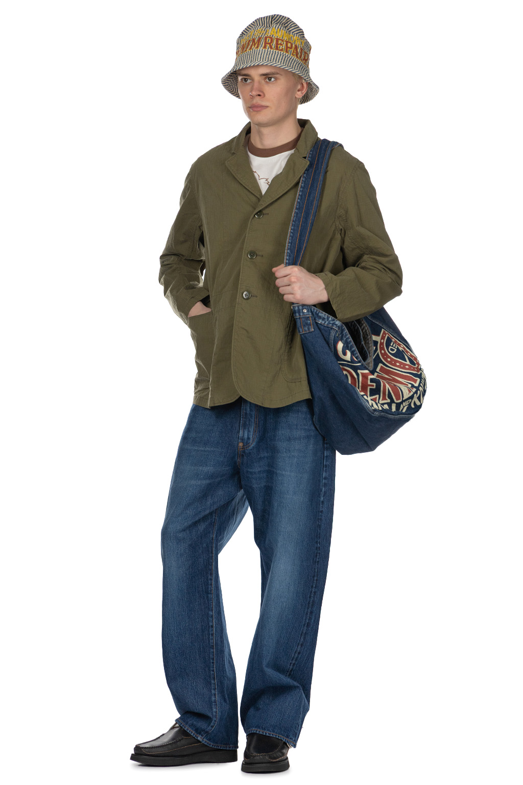 Kapital - Rip-Stop Hospital Jacket - Khaki