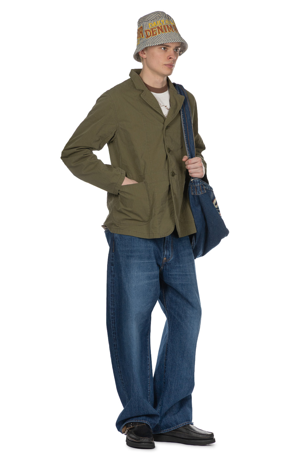 Kapital - Rip-Stop Hospital Jacket - Khaki