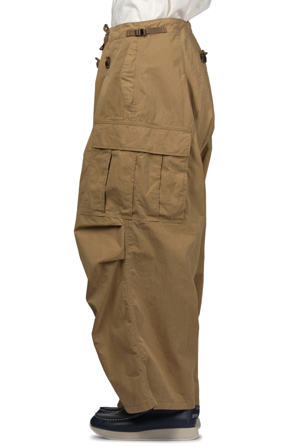 Kapital - Rip Stop JUMBO Cargo Pants - Beige