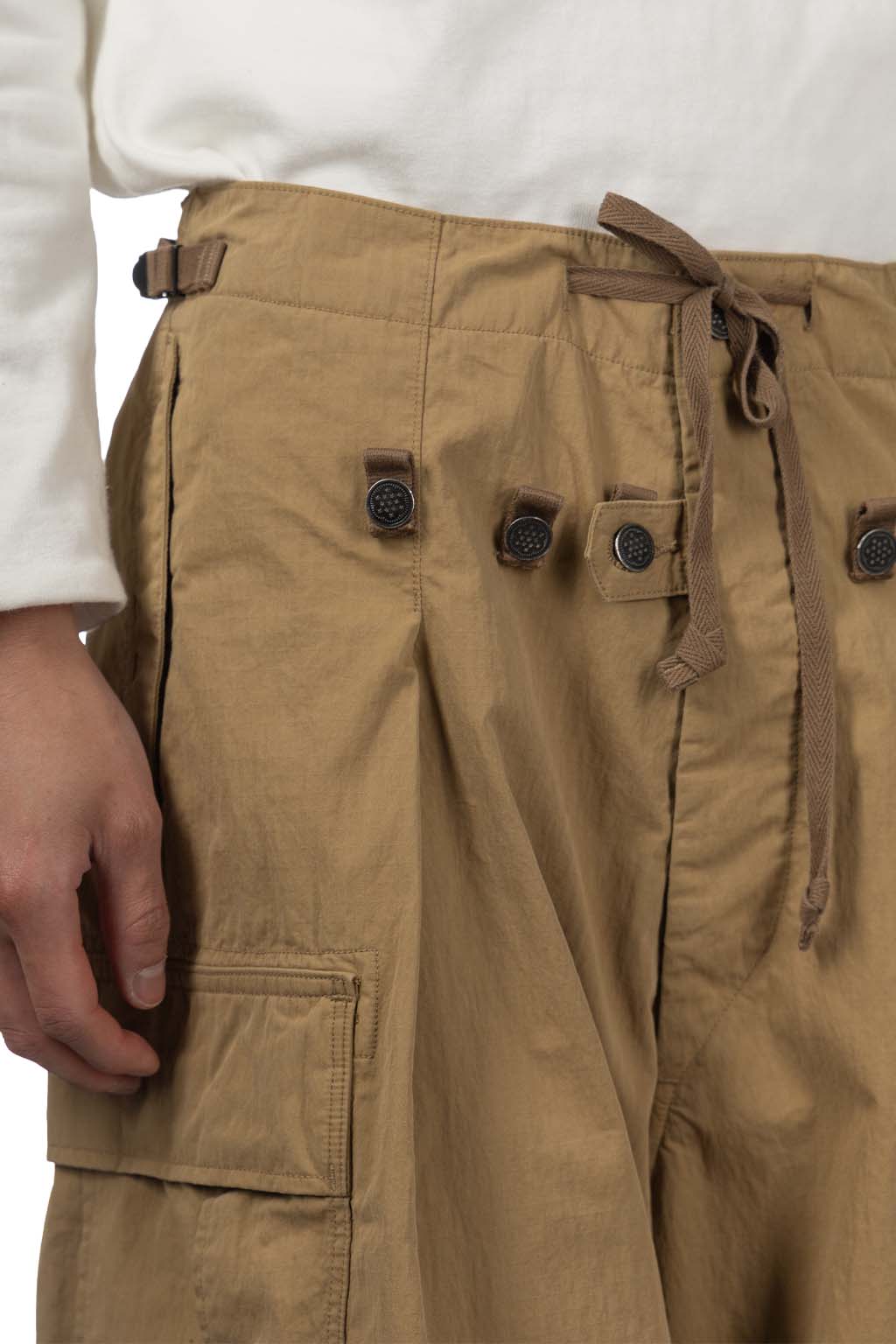 Kapital - Rip Stop JUMBO Cargo Pants - Beige