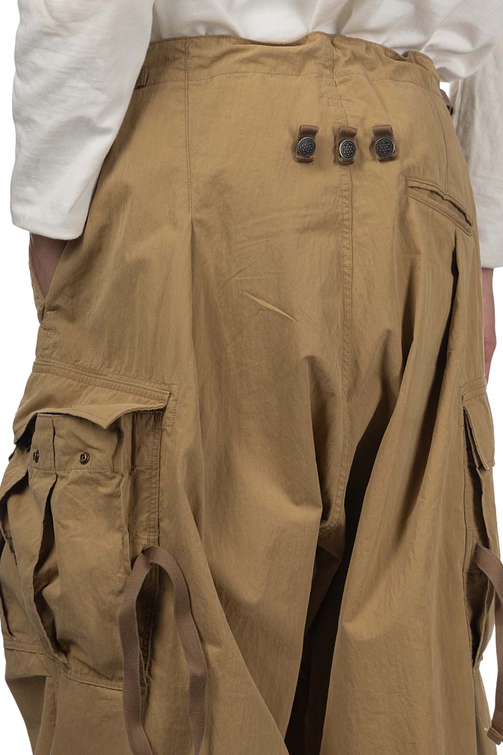 Kapital - Rip Stop JUMBO Cargo Pants - Beige