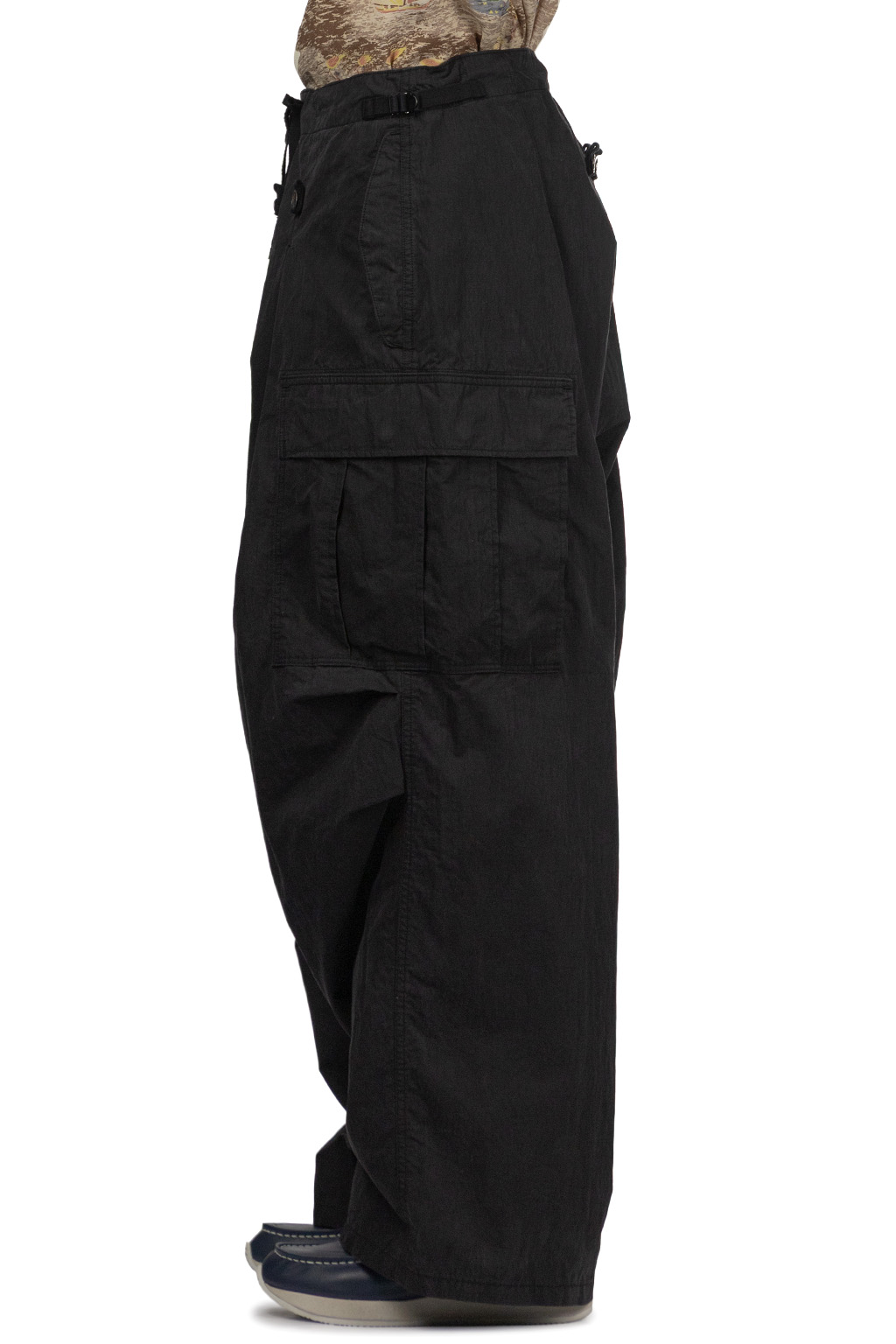Kapital - Rip Stop JUMBO Cargo Pants - Black